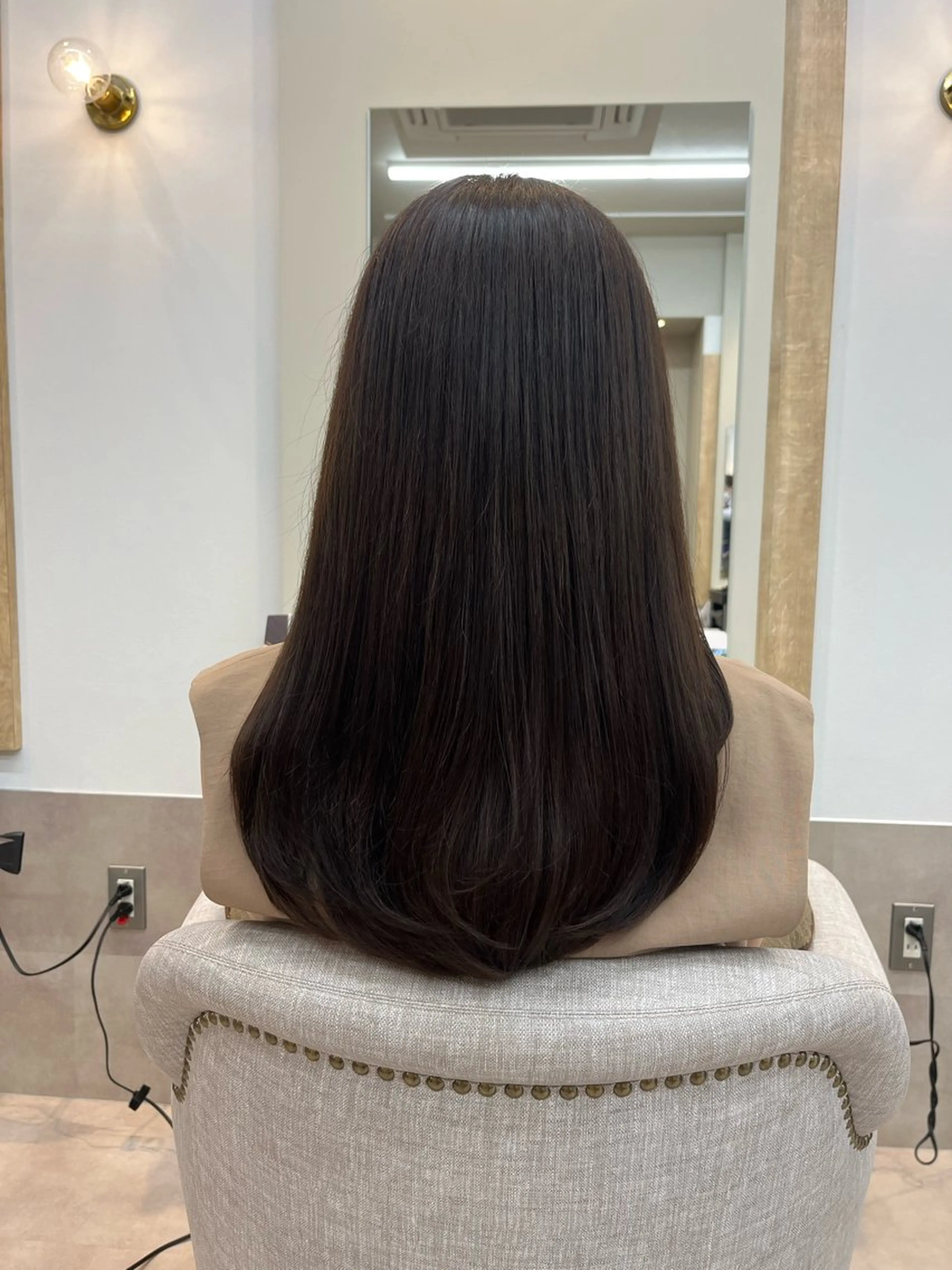 ロング 中嶋 奈々恵/藤崎/スパのヘアスタイル