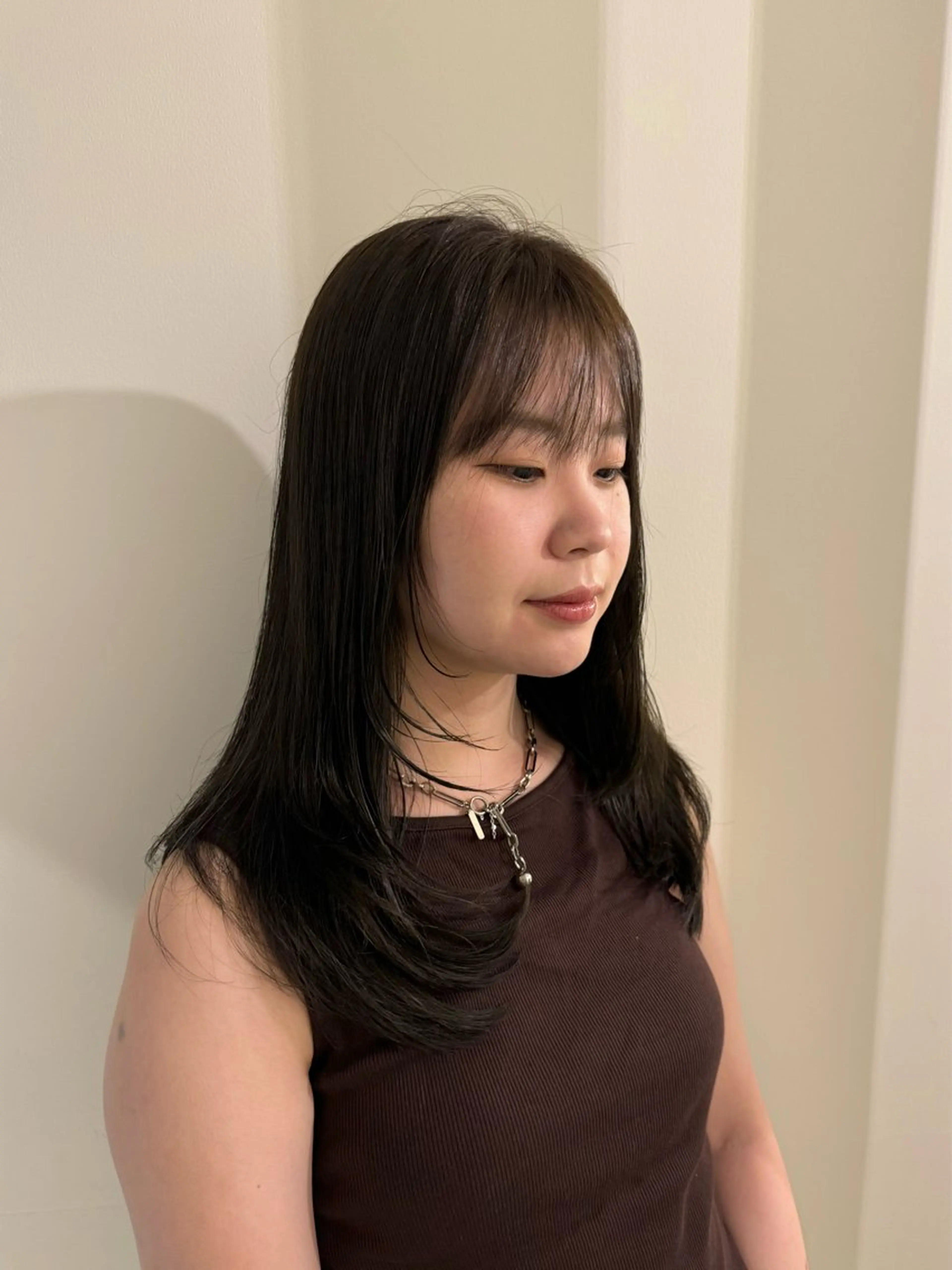 ロング カラー ヘアカラー 内沼 恵留菜のヘアスタイル