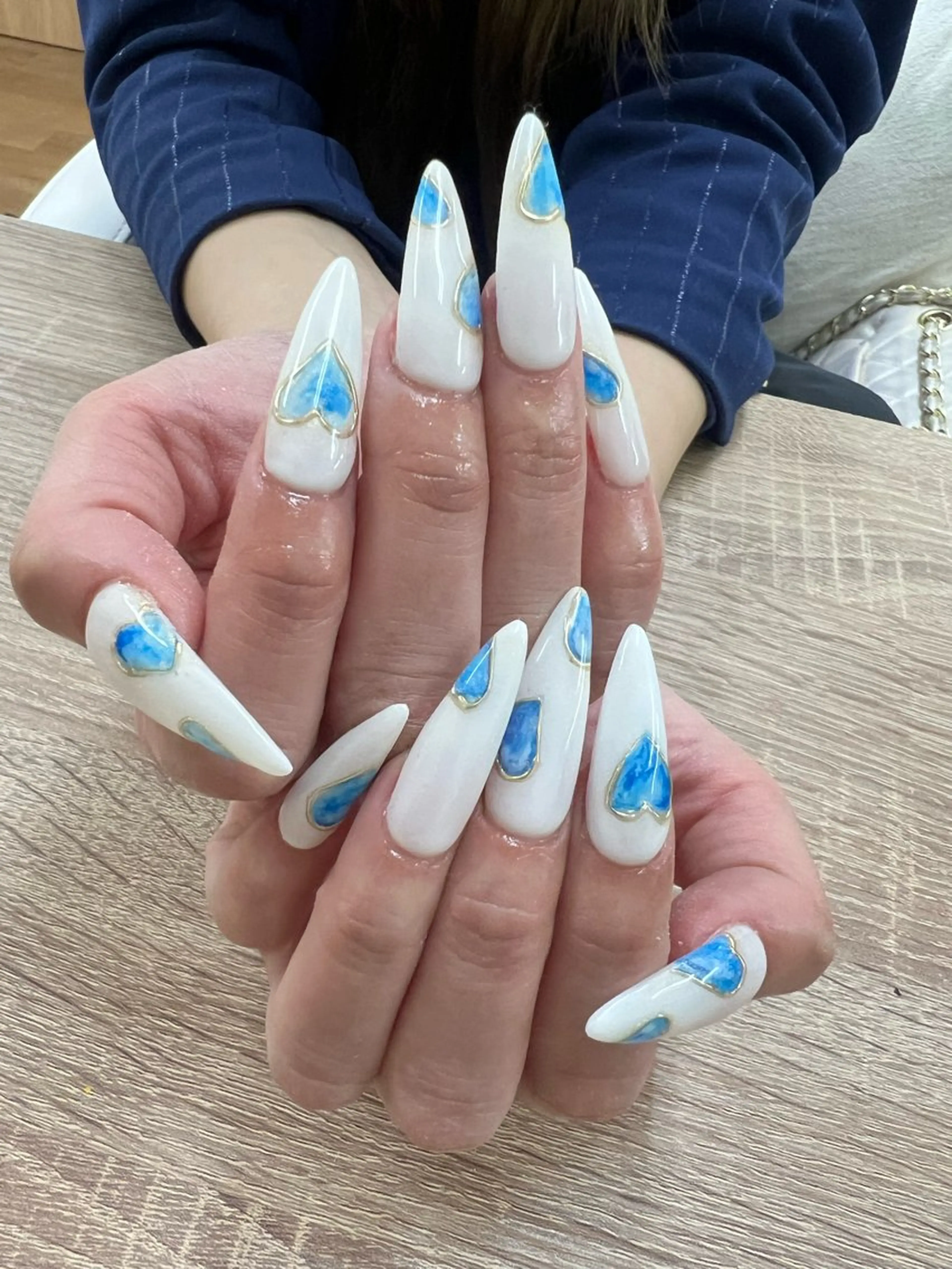 ネイル 長さ出し ネイルチップ 🌺新小岩VILL Asa.のネイルデザイン