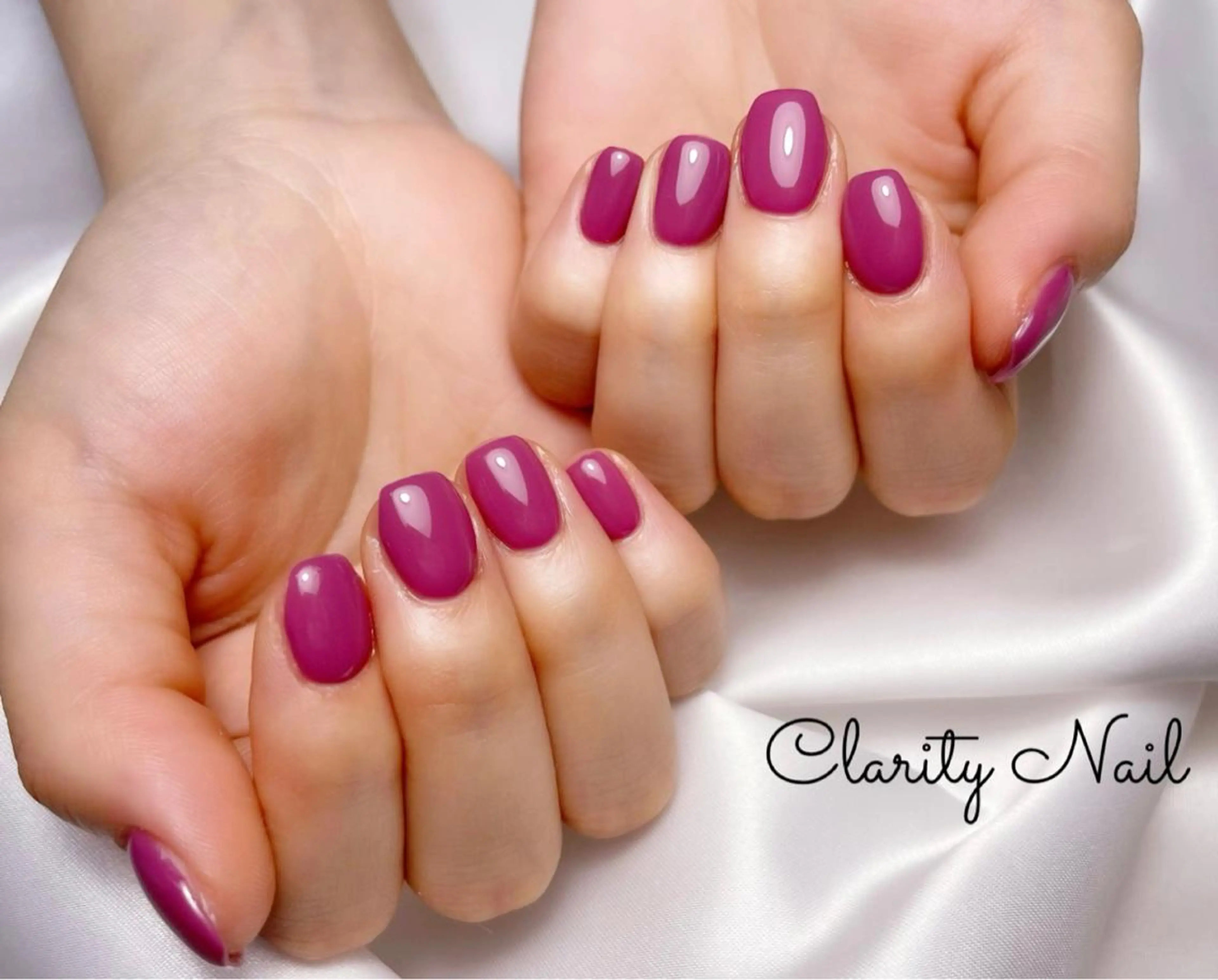 ネイル ワンカラーネイル ハンドネイル Clarity Nailのネイルデザイン