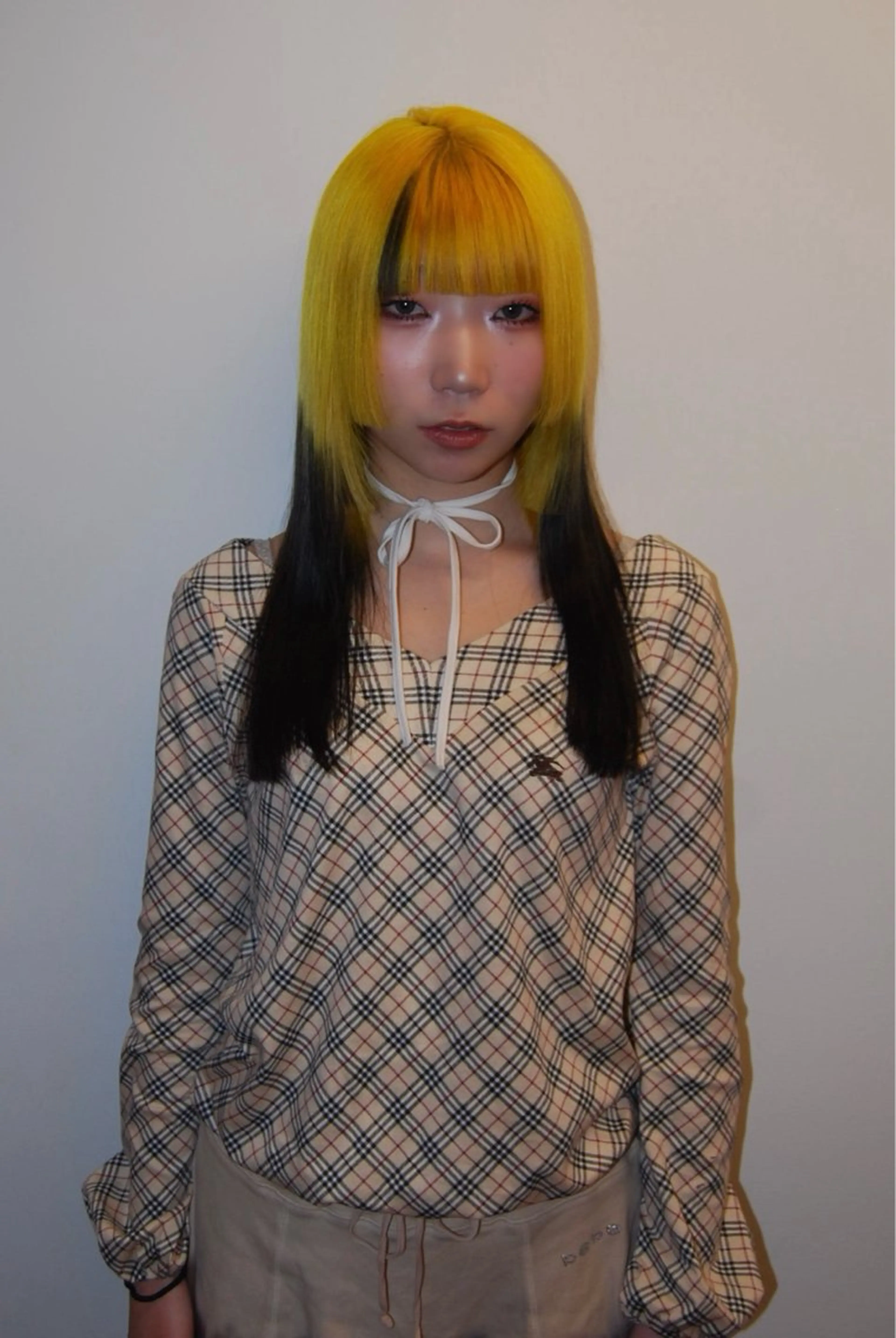 ロング カラー オト/レイヤー/ Wカラー/メンズのヘアスタイル