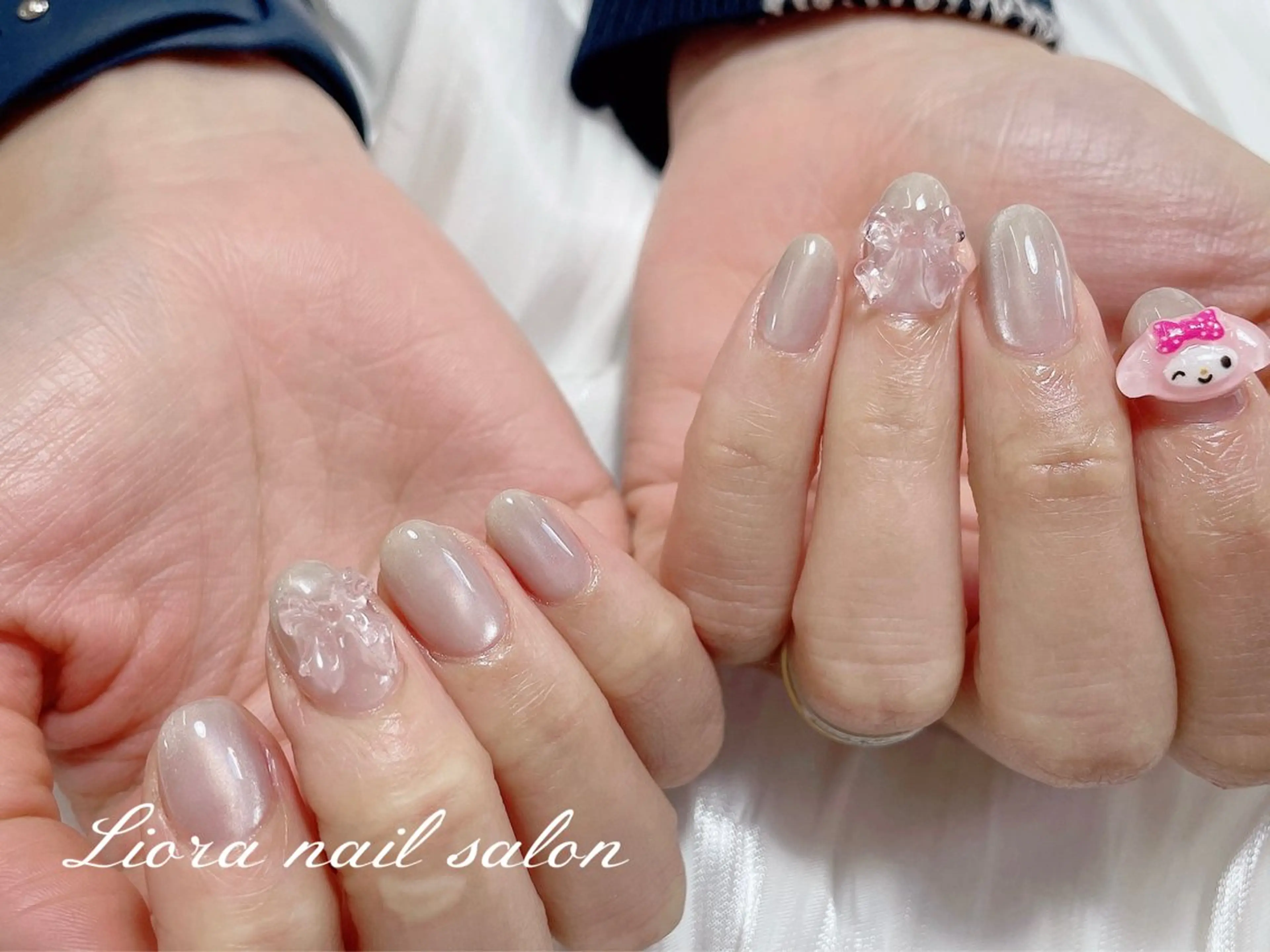 ネイル チークネイル フットネイル フレンチネイル ジェルネイル ガーリー ハンドネイル Liora nail スカルプ専門店のネイルデザイン