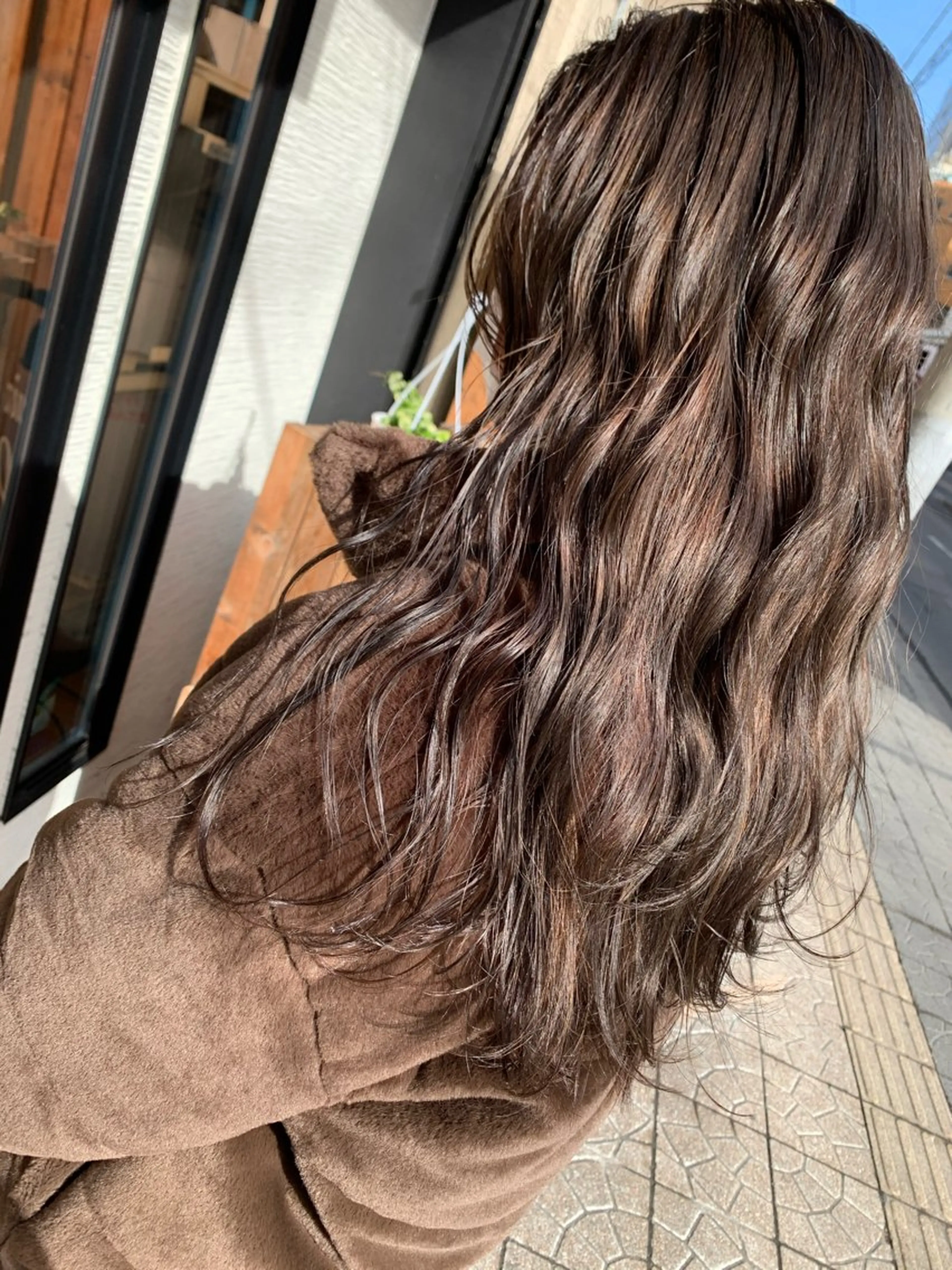 セミロング カラー グレージュ yoshi （髙橋）のヘアスタイル