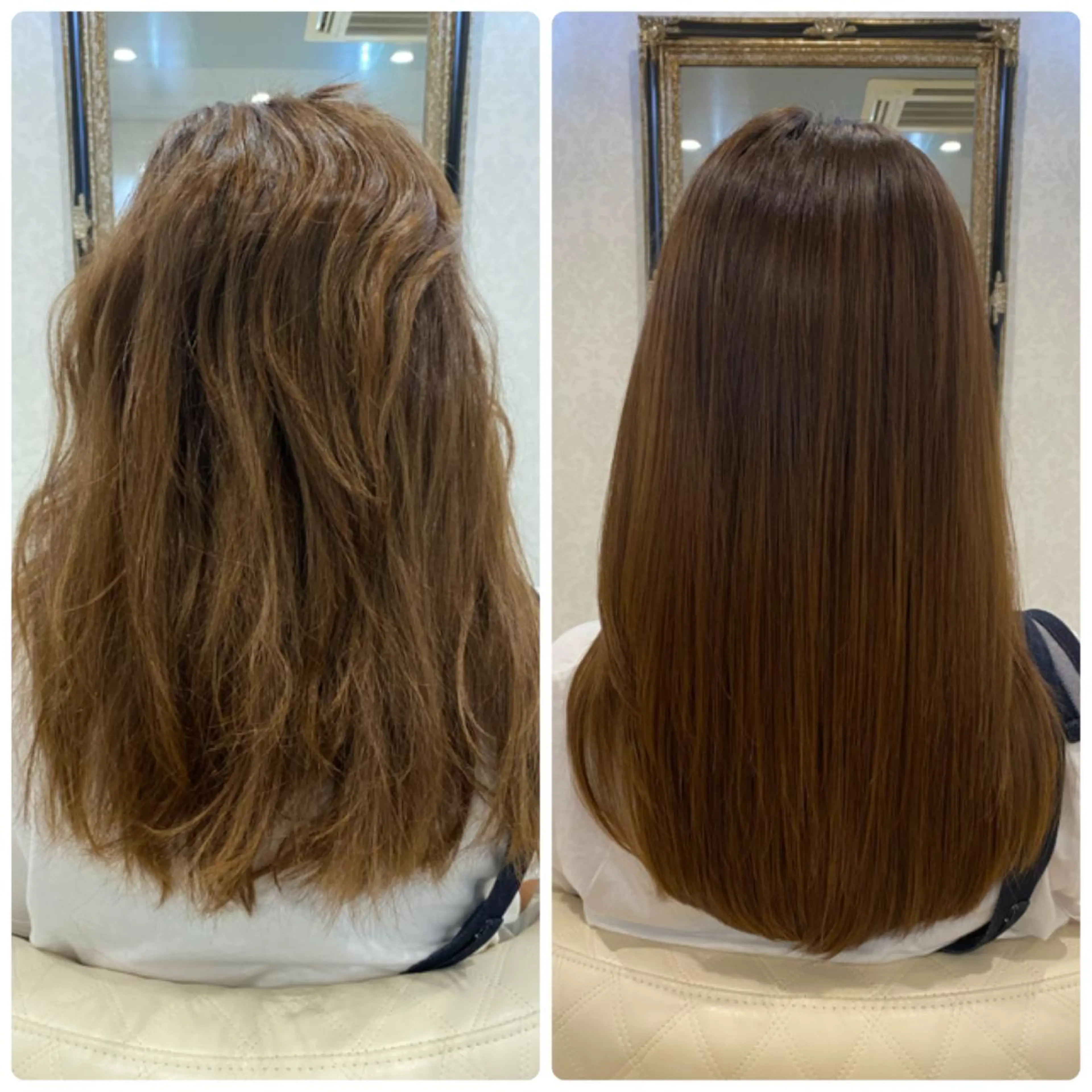 ロング カラー 髪質改善 韓国風ヘア トリートメント ツバサ 髪質改善のヘアスタイル