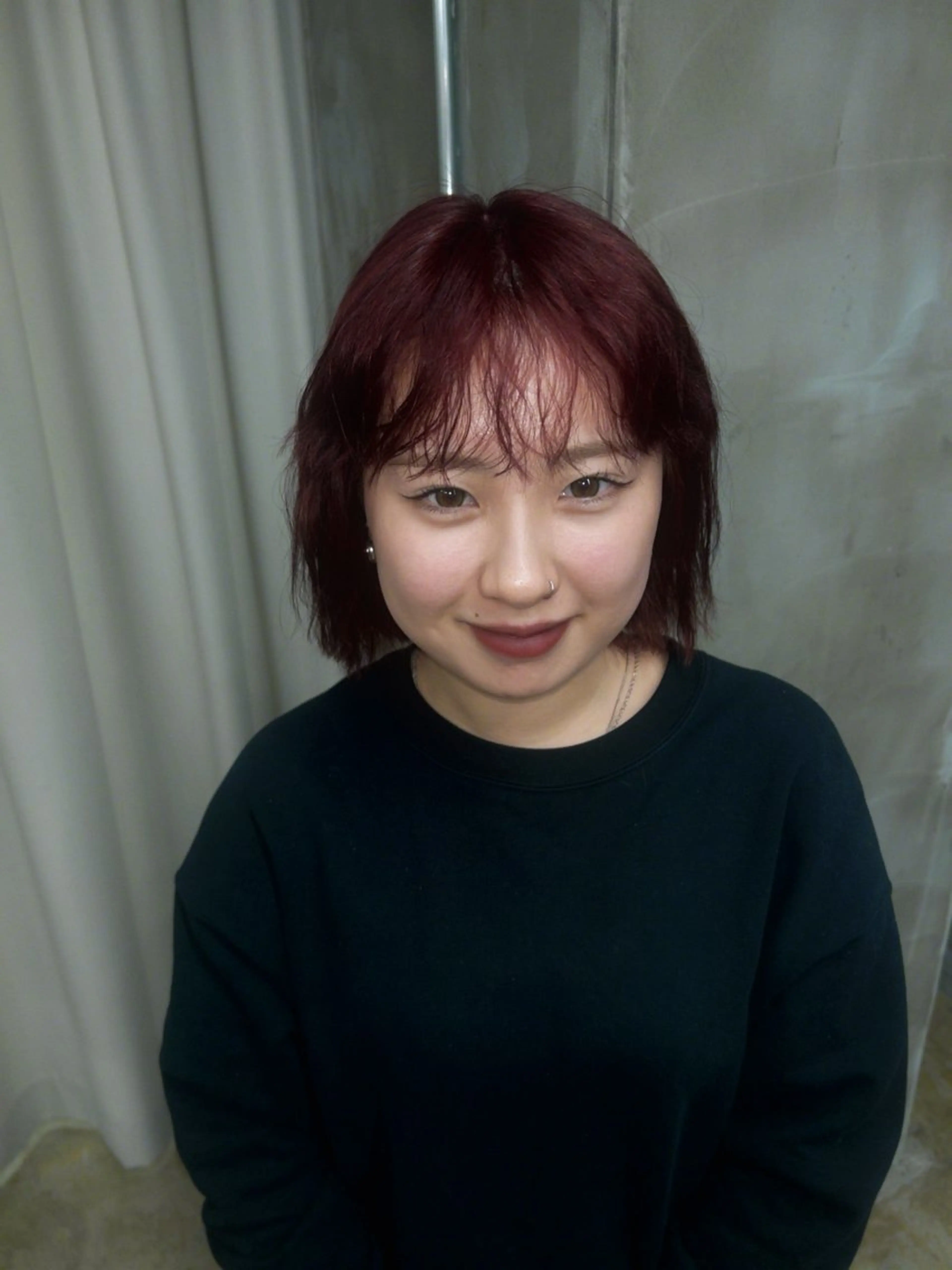 ショート カラー パーマ freera所属・湯浅 美玖のヘアスタイル