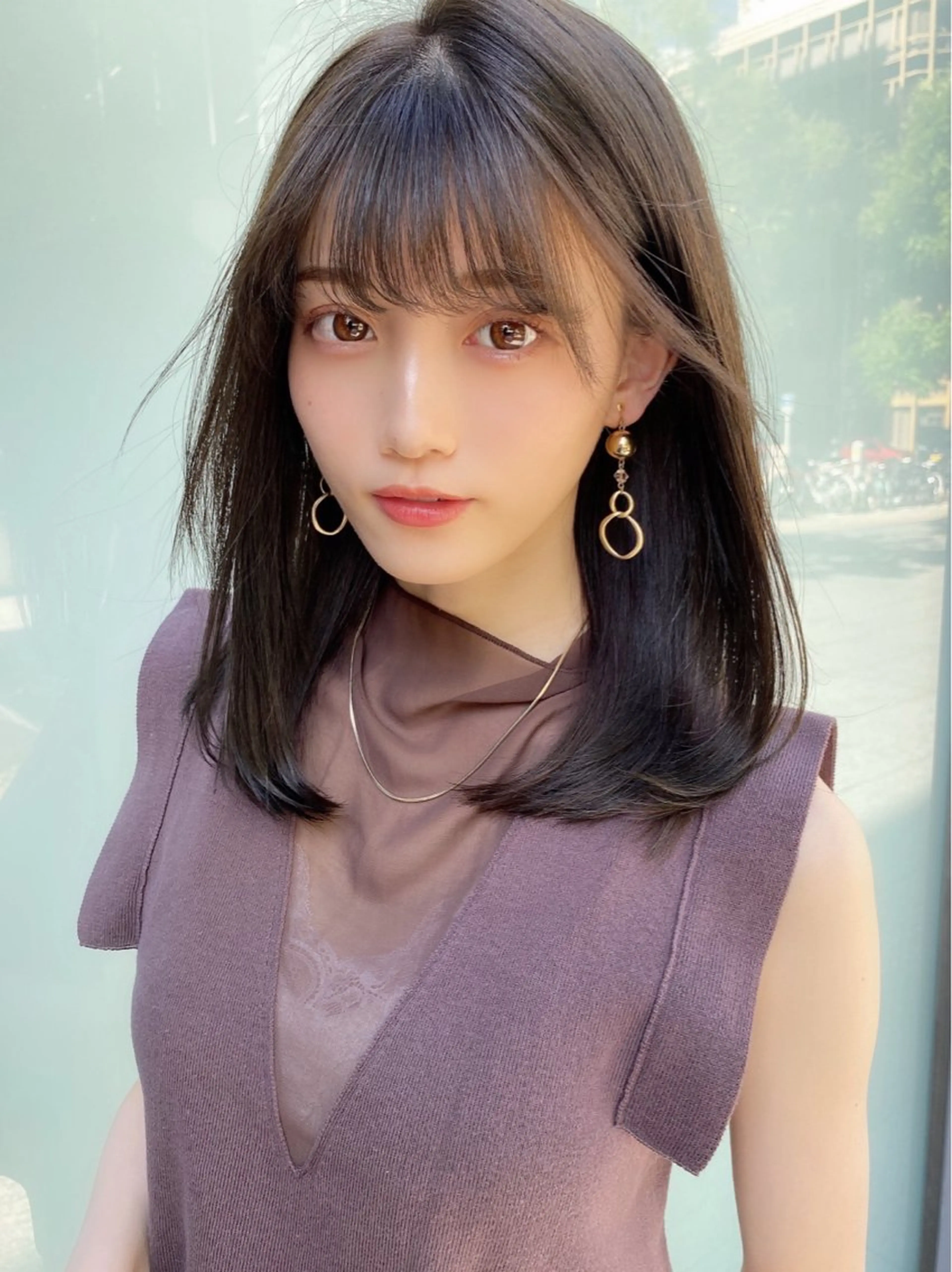 ミディアム カラー ショート/ボブ 岡田洸太のヘアスタイル