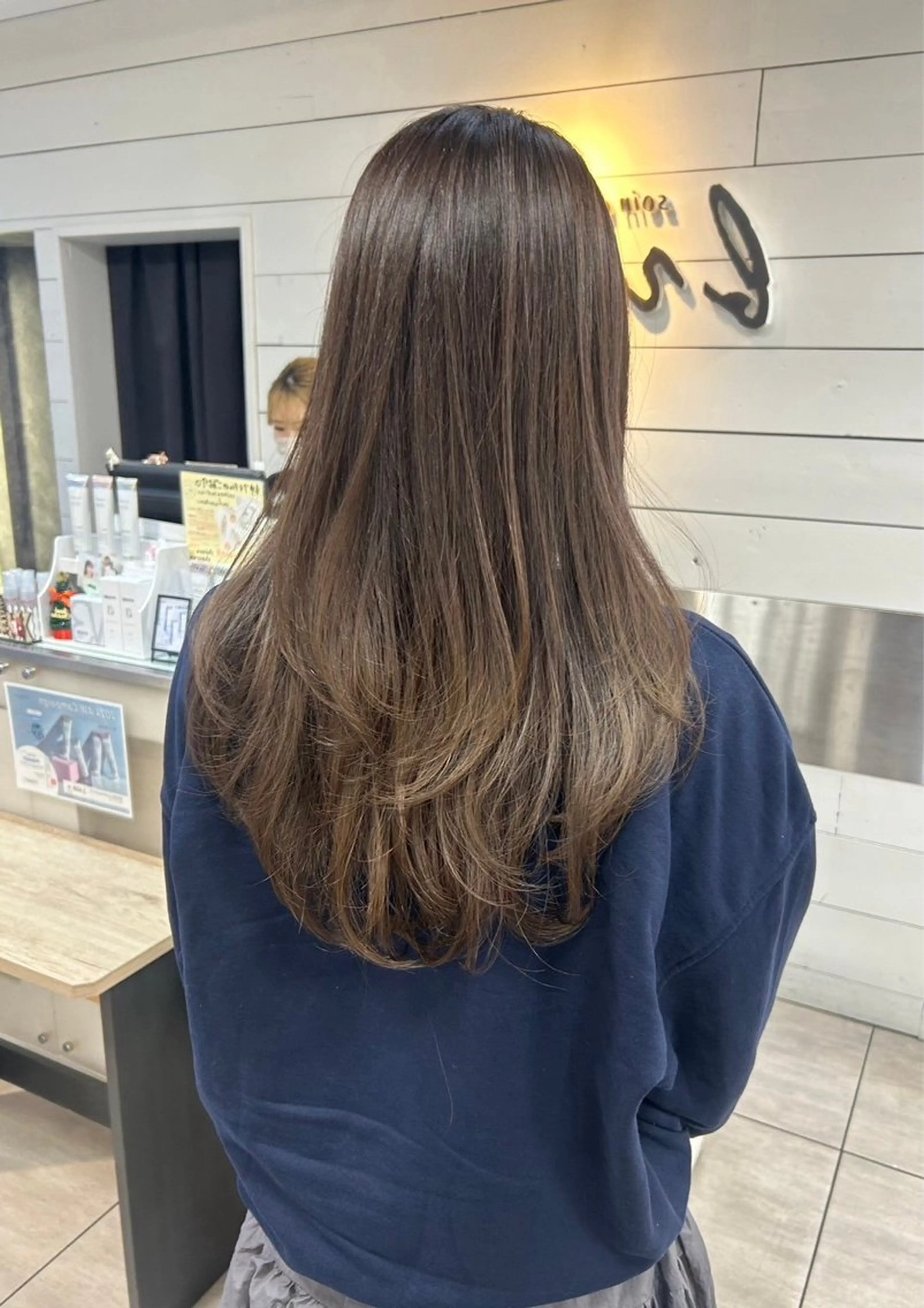 ロング カラー ヘアカラー 🎀艶カラー🎀 よしいあまねのヘアスタイル