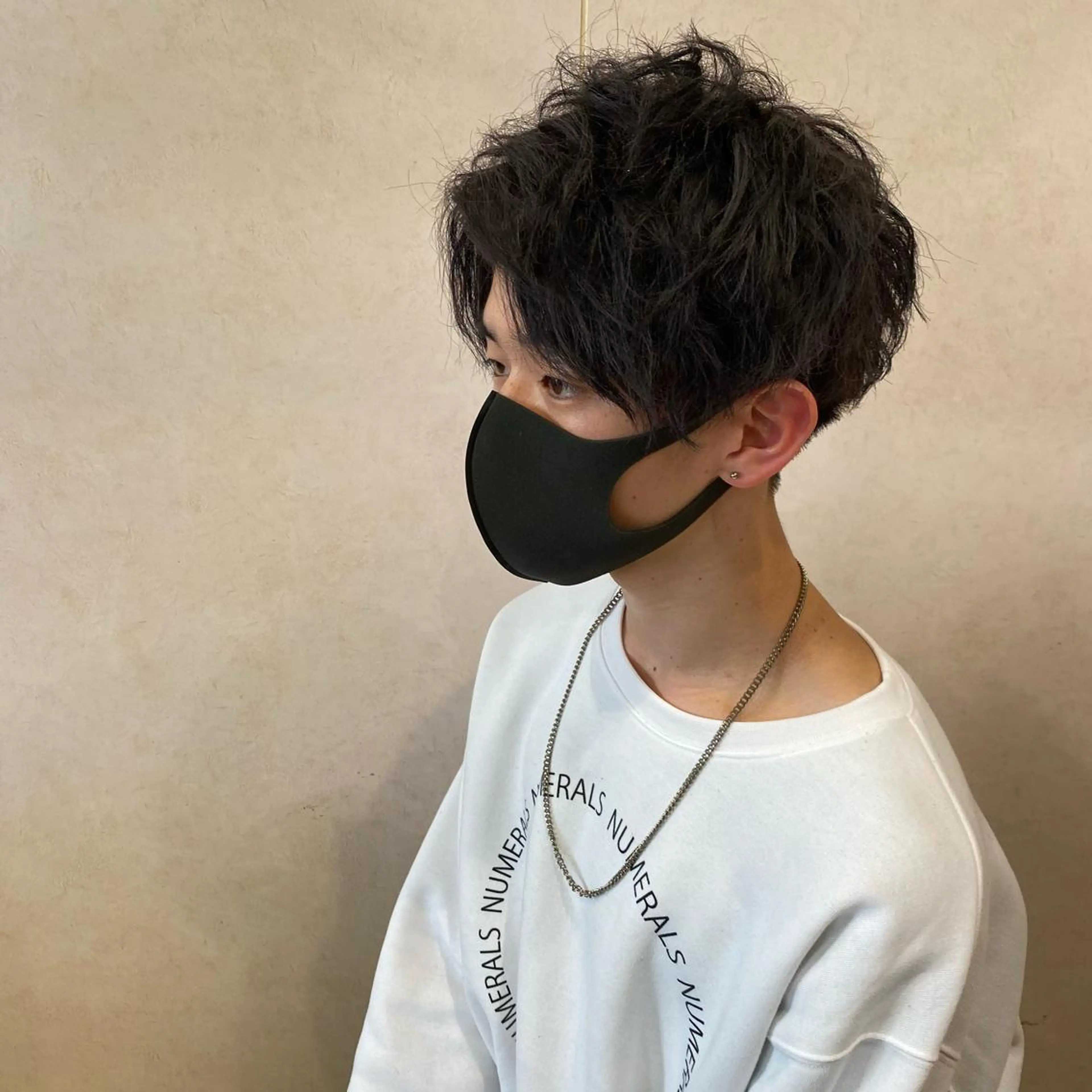 メンズ カット パーマ トリートメント 波巻きスパイラル/ メンズパーマ/ゆうひのヘアスタイル