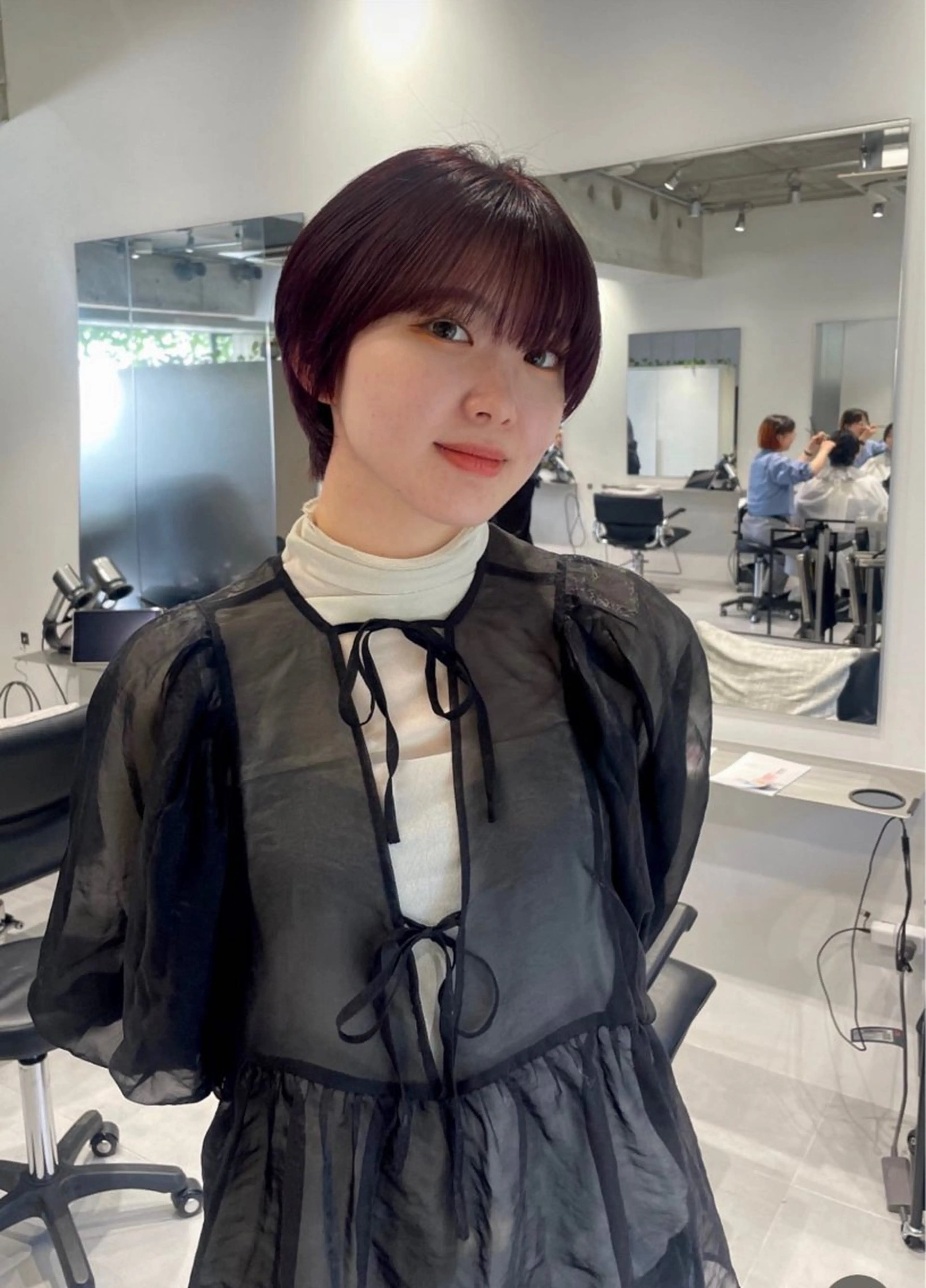 カラー 本田 聖のヘアスタイル