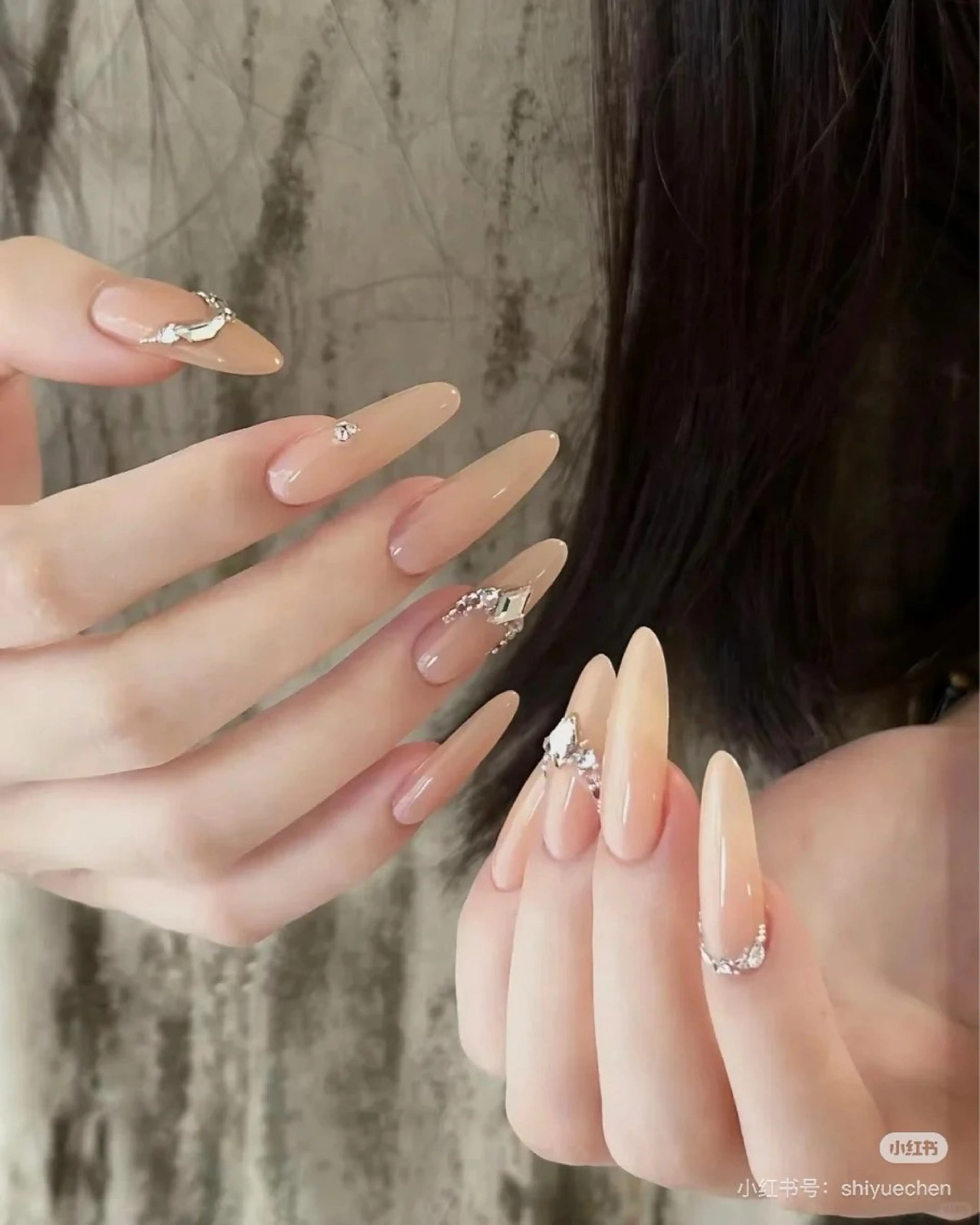 ネイル アートネイル 韓国ネイル 持ち込み ニュアンスネイル ワンカラーネイル イブ ネイリのネイルデザイン