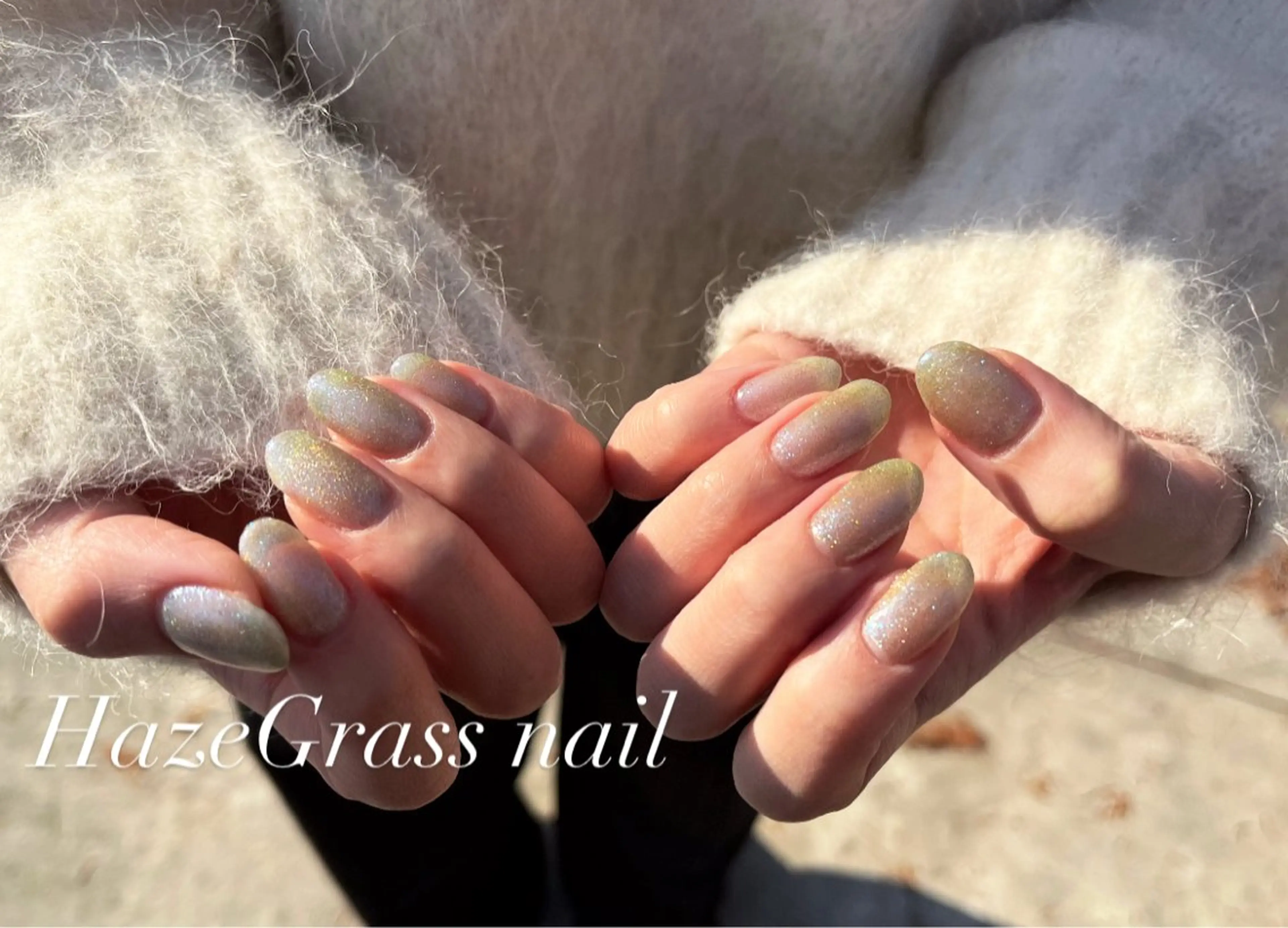ネイル マグネットネイル ハンドネイル HazeGrass NAILのネイルデザイン