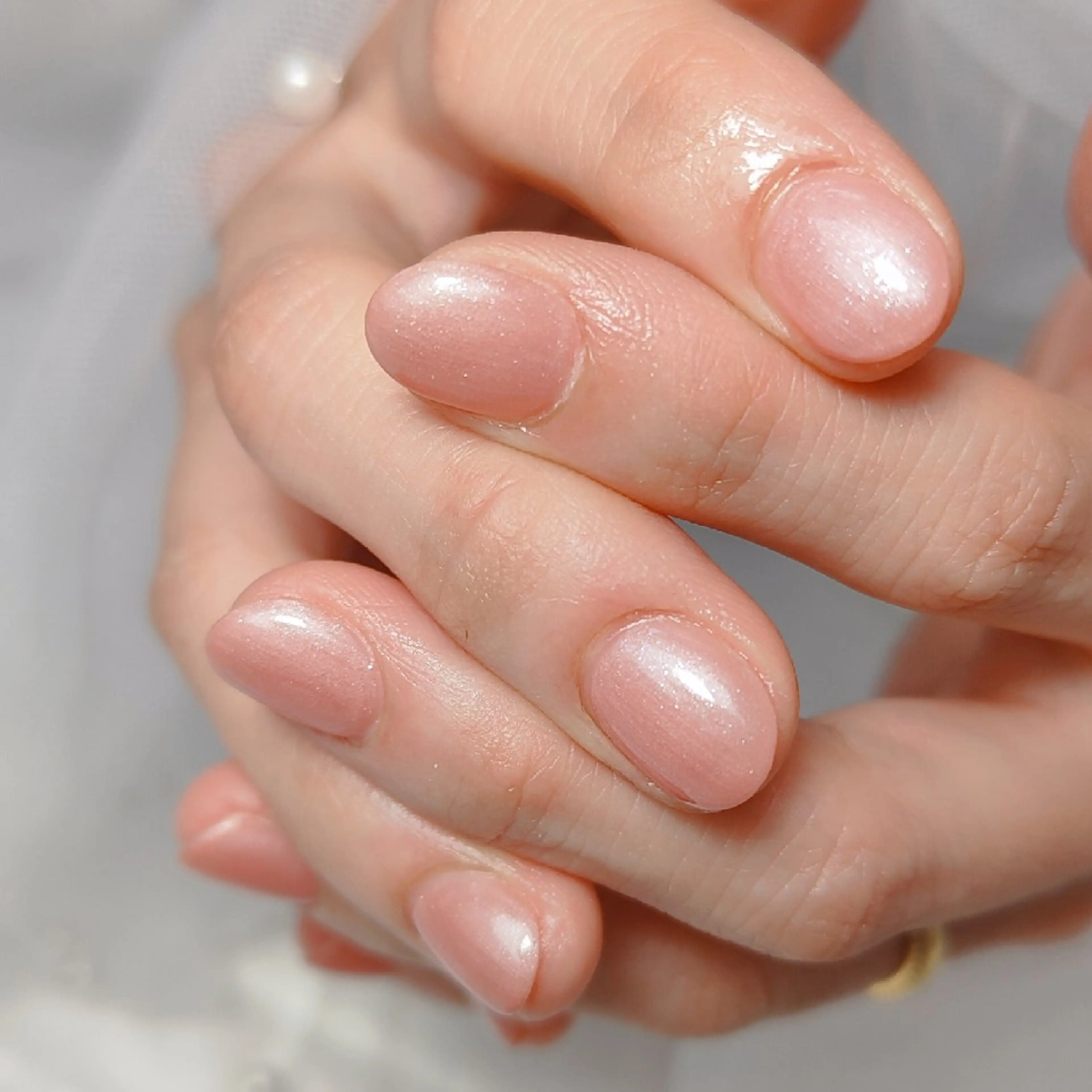 ネイル ピンク ハンドネイル CLEAR NAILのネイルデザイン