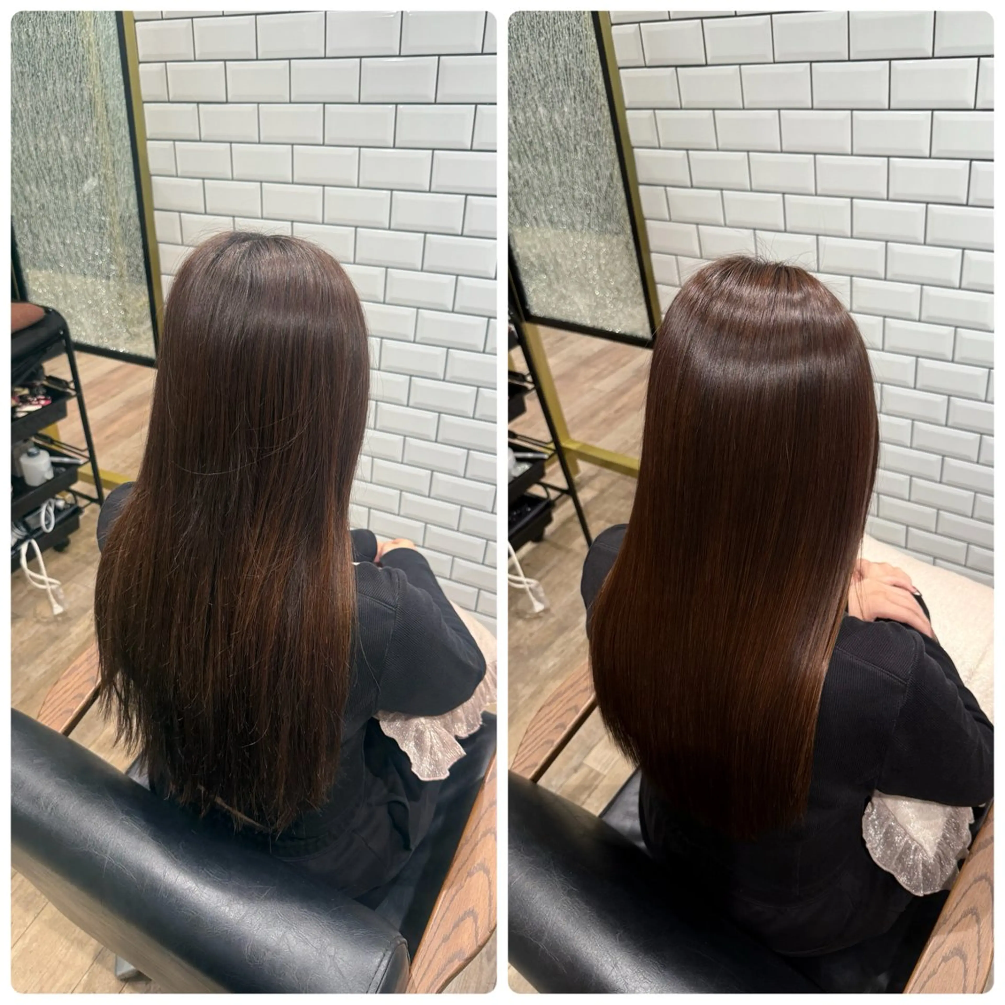 ロング 髪質改善 yuki🤍髪質改善 顔まわり/レイヤーのヘアスタイル