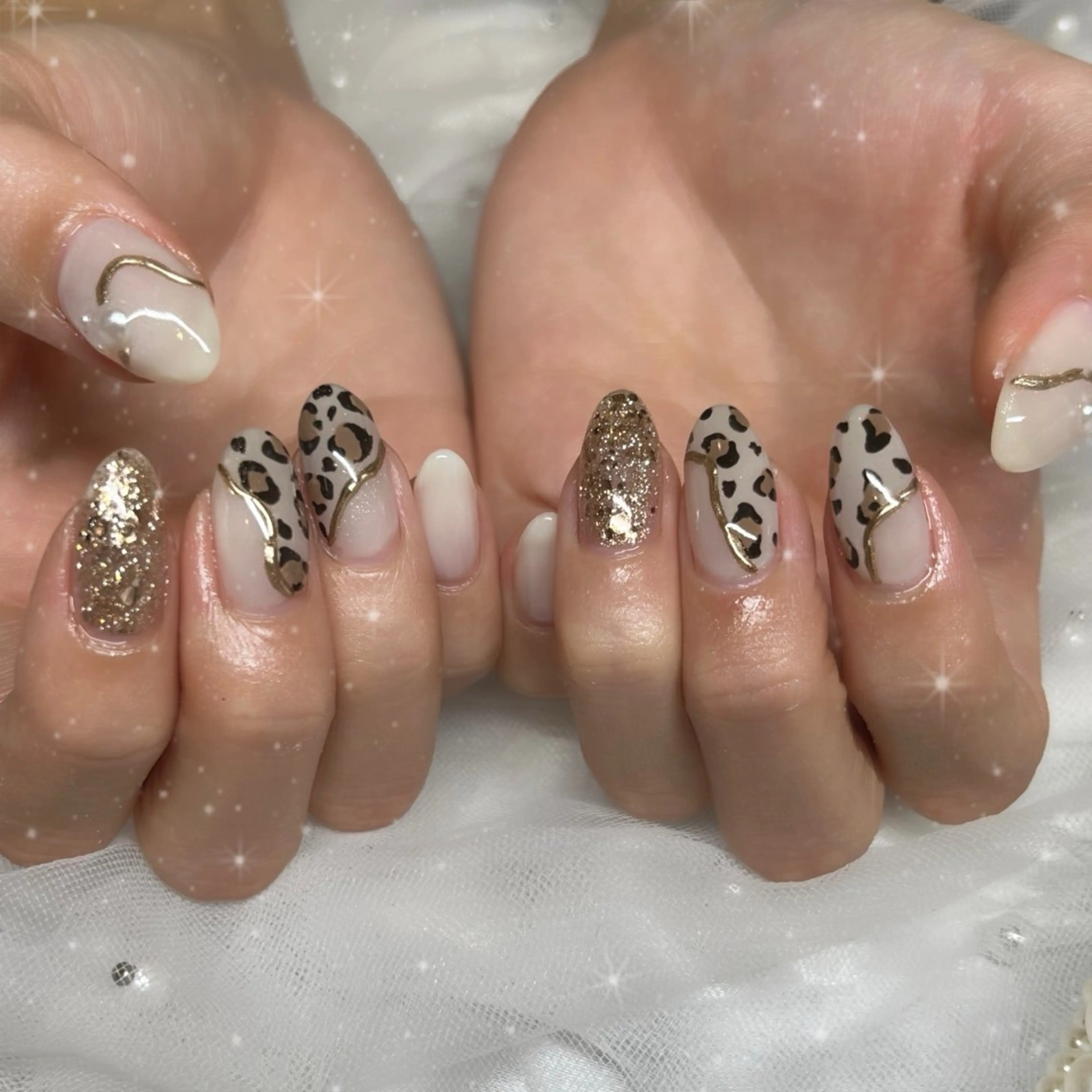 ネイル アニマル柄 ハンドネイル ブルーデイジー栄本店所属・BlueDaisy 栄本店のネイルデザイン