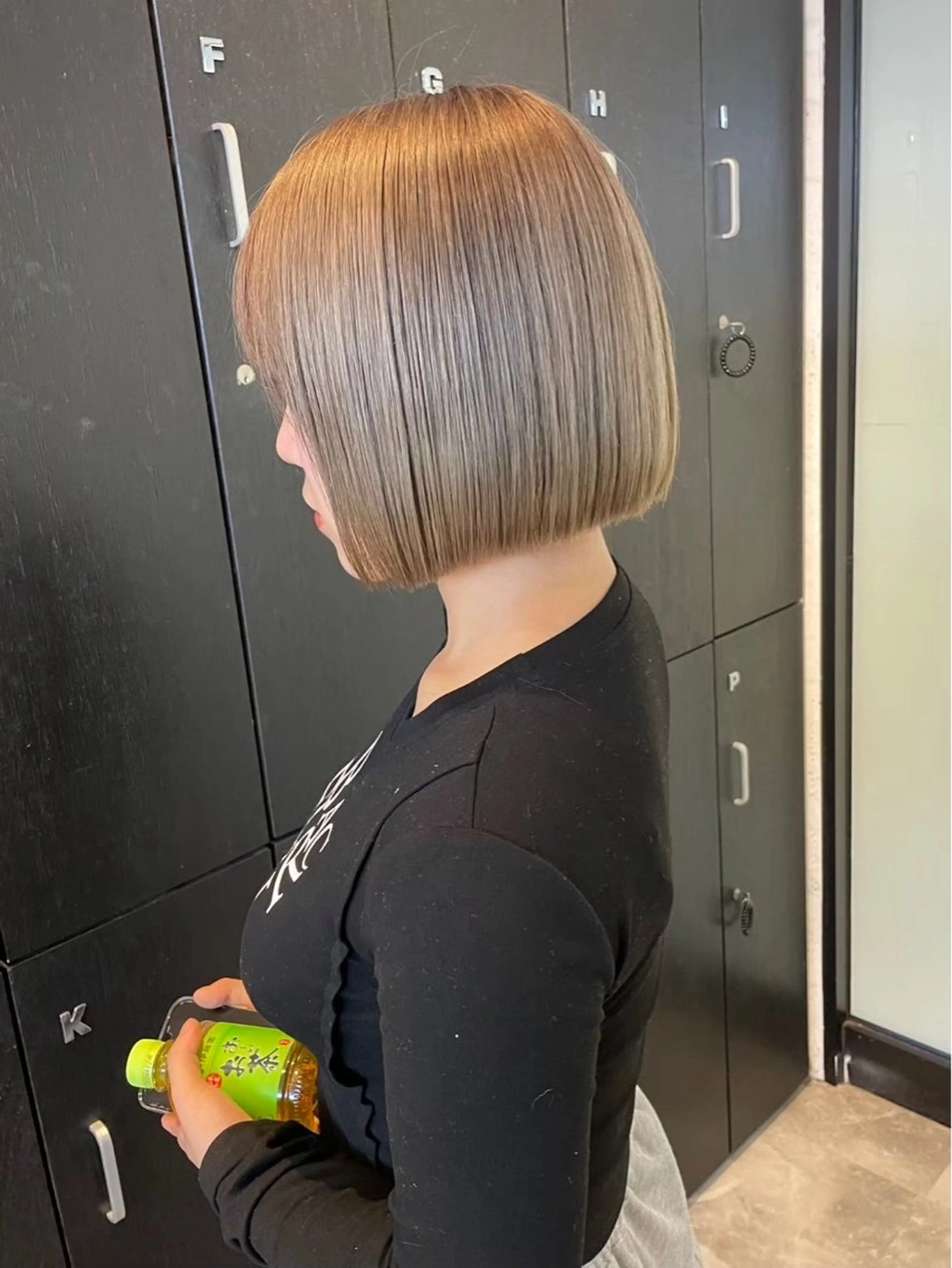 ミディアム ヘアカラー 🧋ミルクティーカラ ー🧋特化小林拓登のヘアスタイル