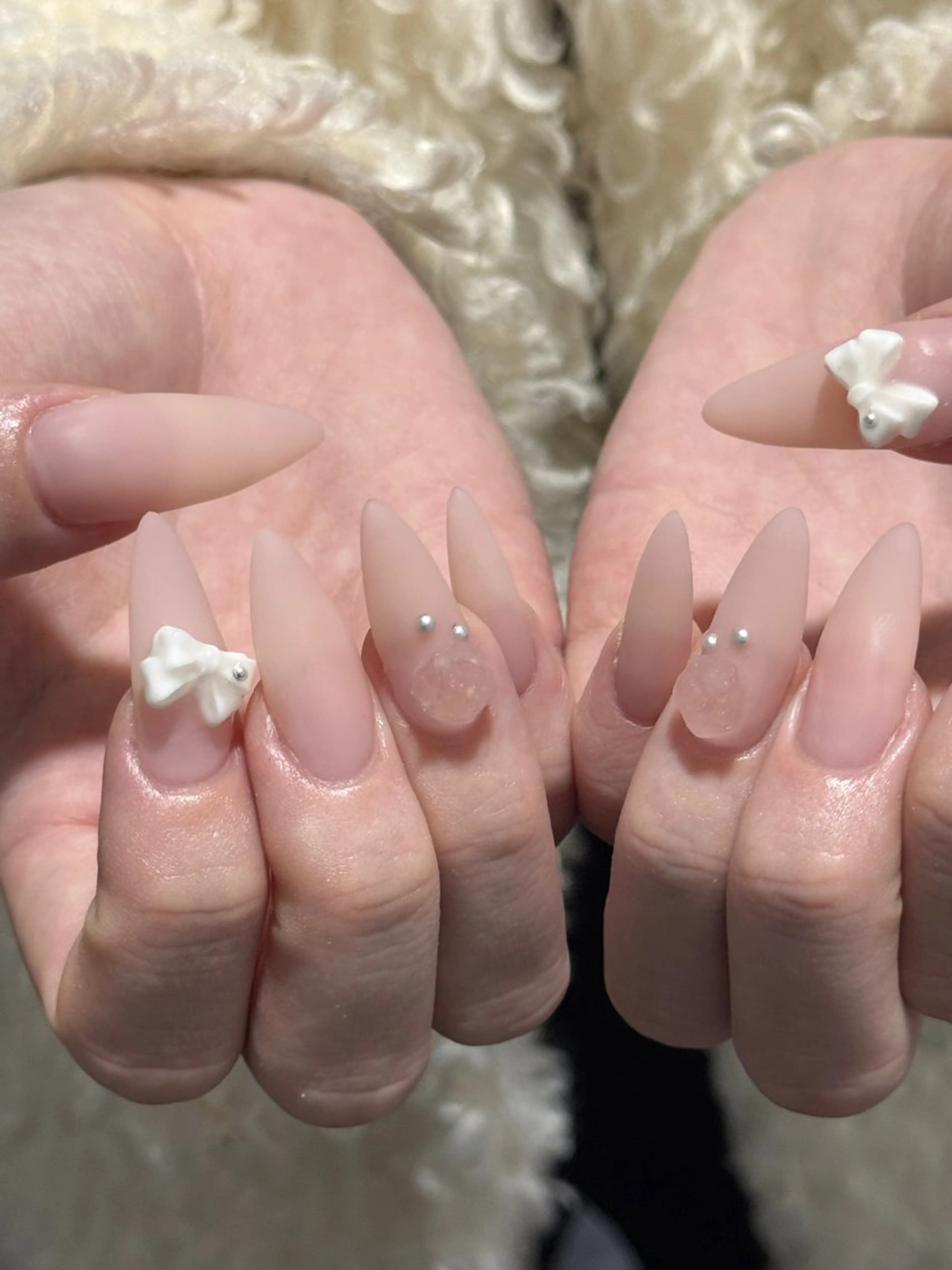 ネイル マットネイル ハンドネイル One HINATAのネイルデザイン