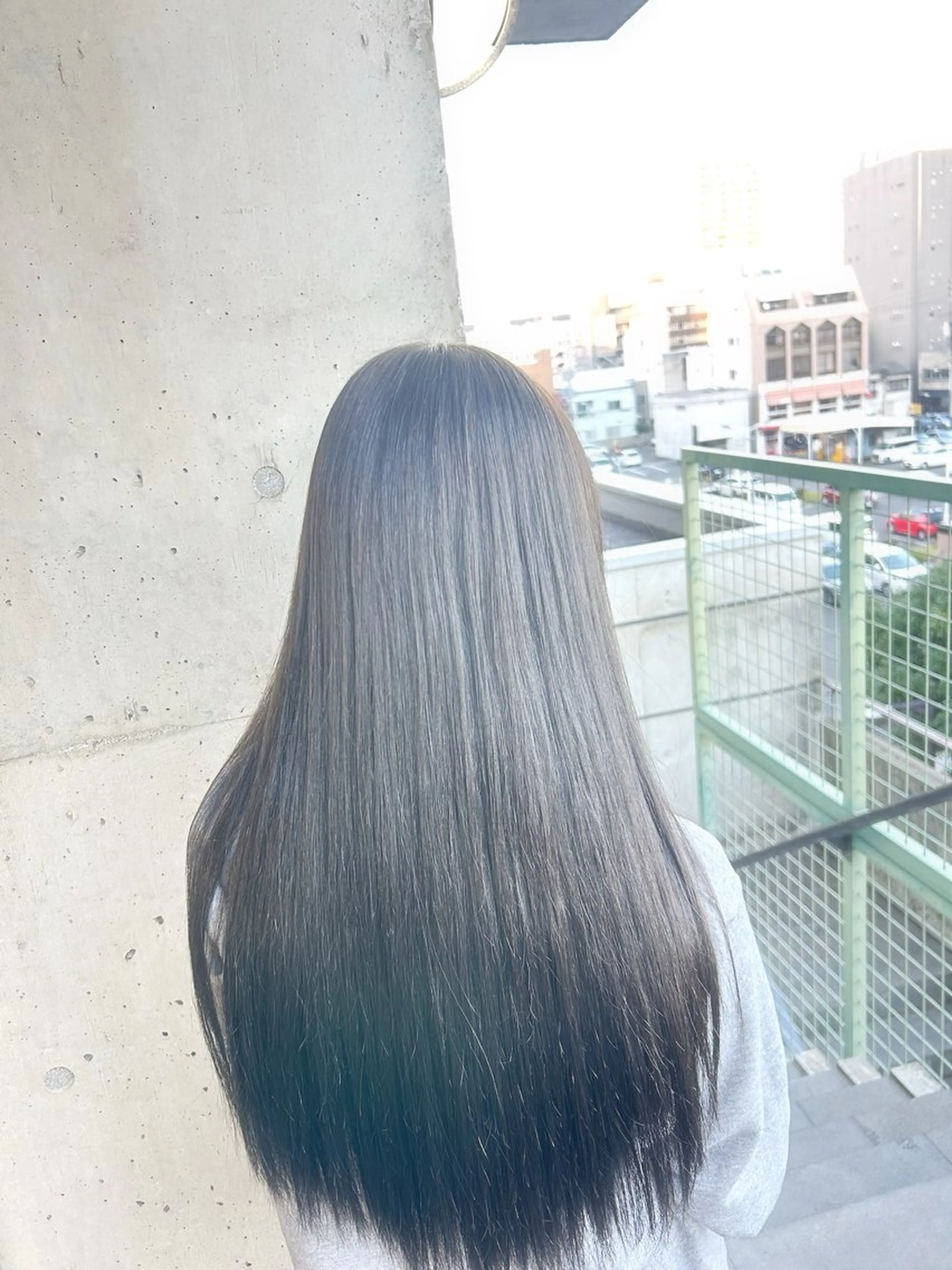 ロング カット ヘアカラー トリートメント CIEL岡山店／ Chida ⛄️のヘアスタイル