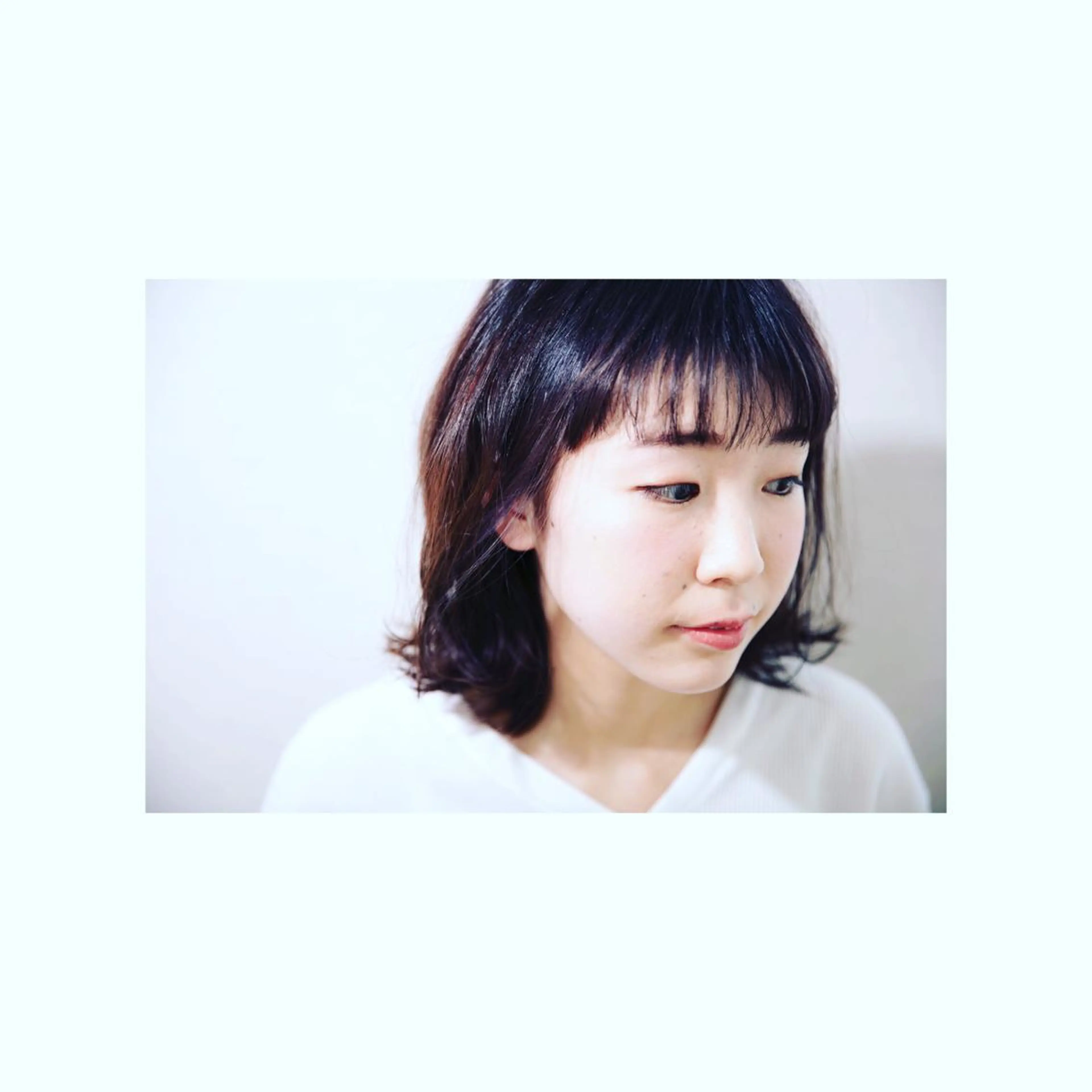ミディアム カラー kawabe maikoのヘアスタイル