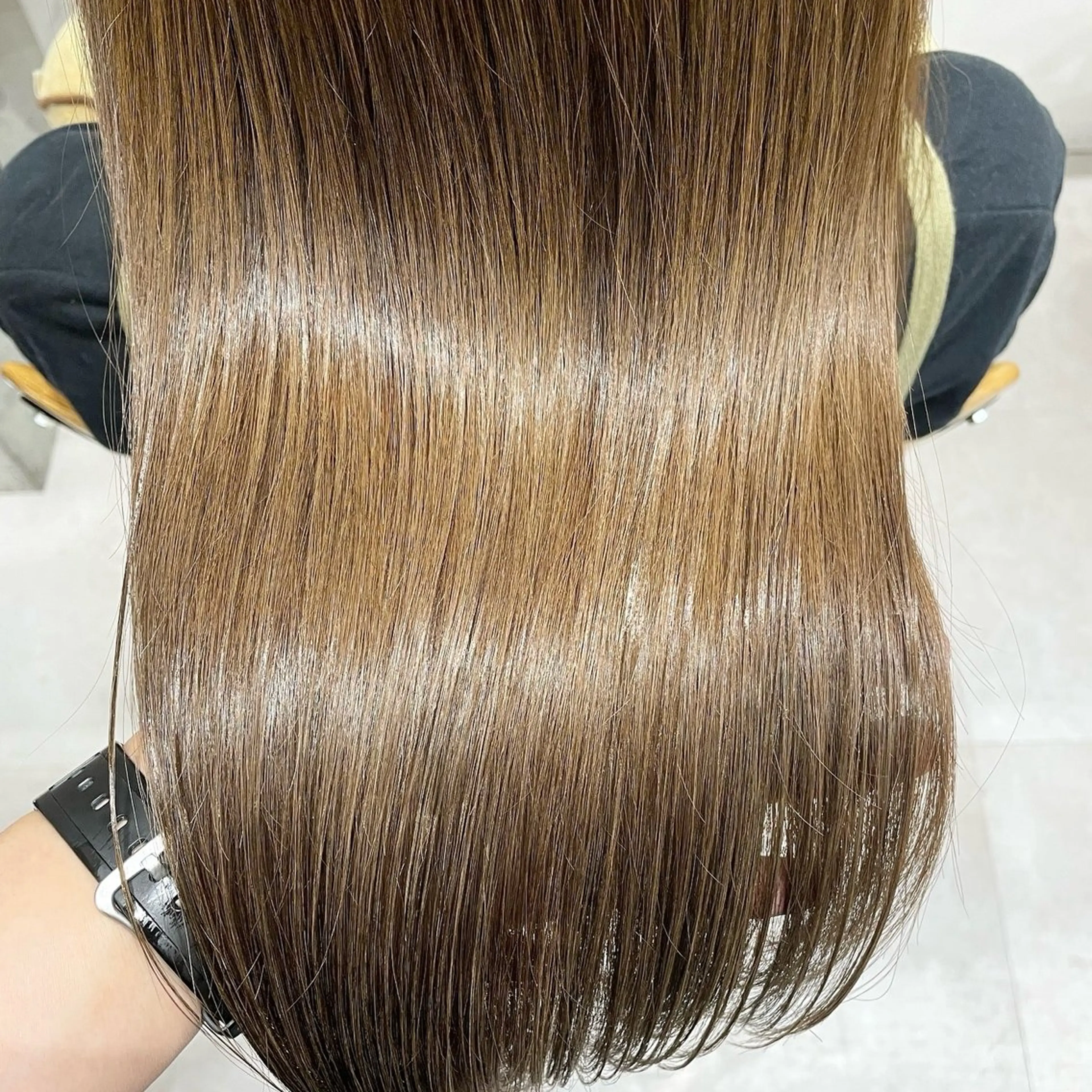 セミロング カラー ベージュカラー 透明感カラー ミルクティーベージュ ヘアカラー 堀江将太朗/恵比寿/ メンズカットのヘアスタイル