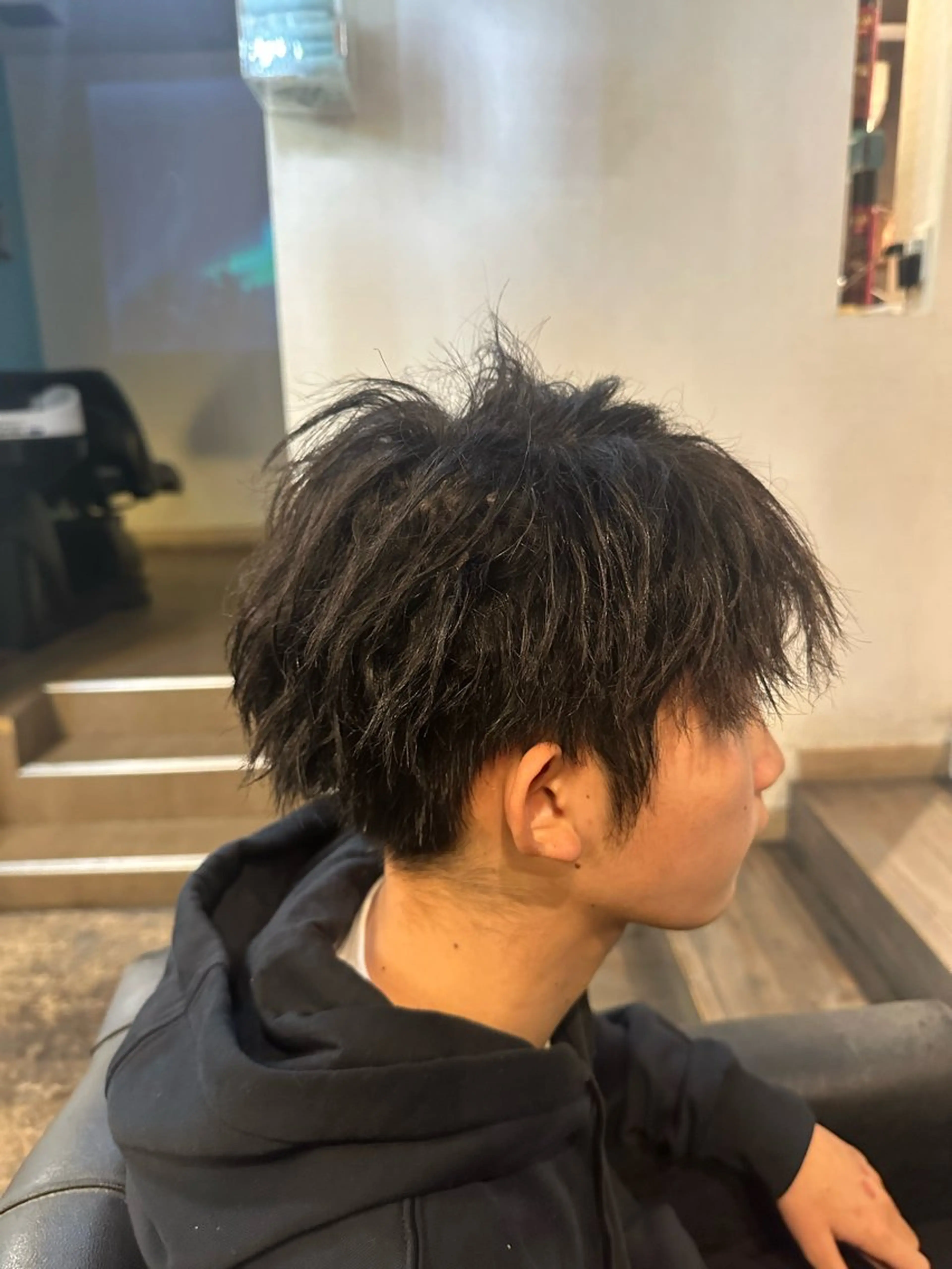 パーマ メンズ メンズパーマ ツイストスパイラルパーマ スパイラルパーマ ストレートパーマ パーマ 安達 望のヘアスタイル