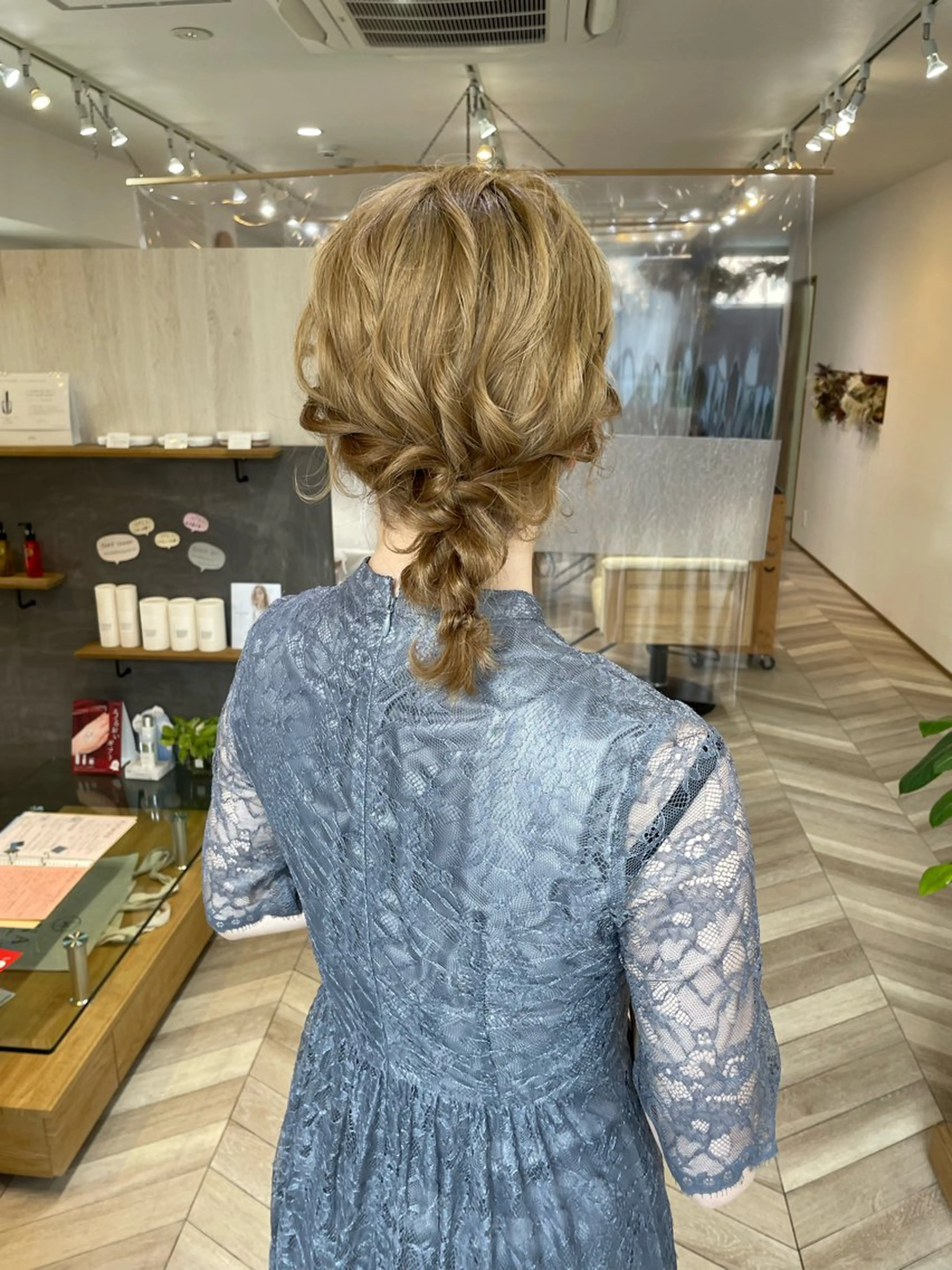 ミディアム ヘアアレンジ 永井 瑞穂のヘアスタイル