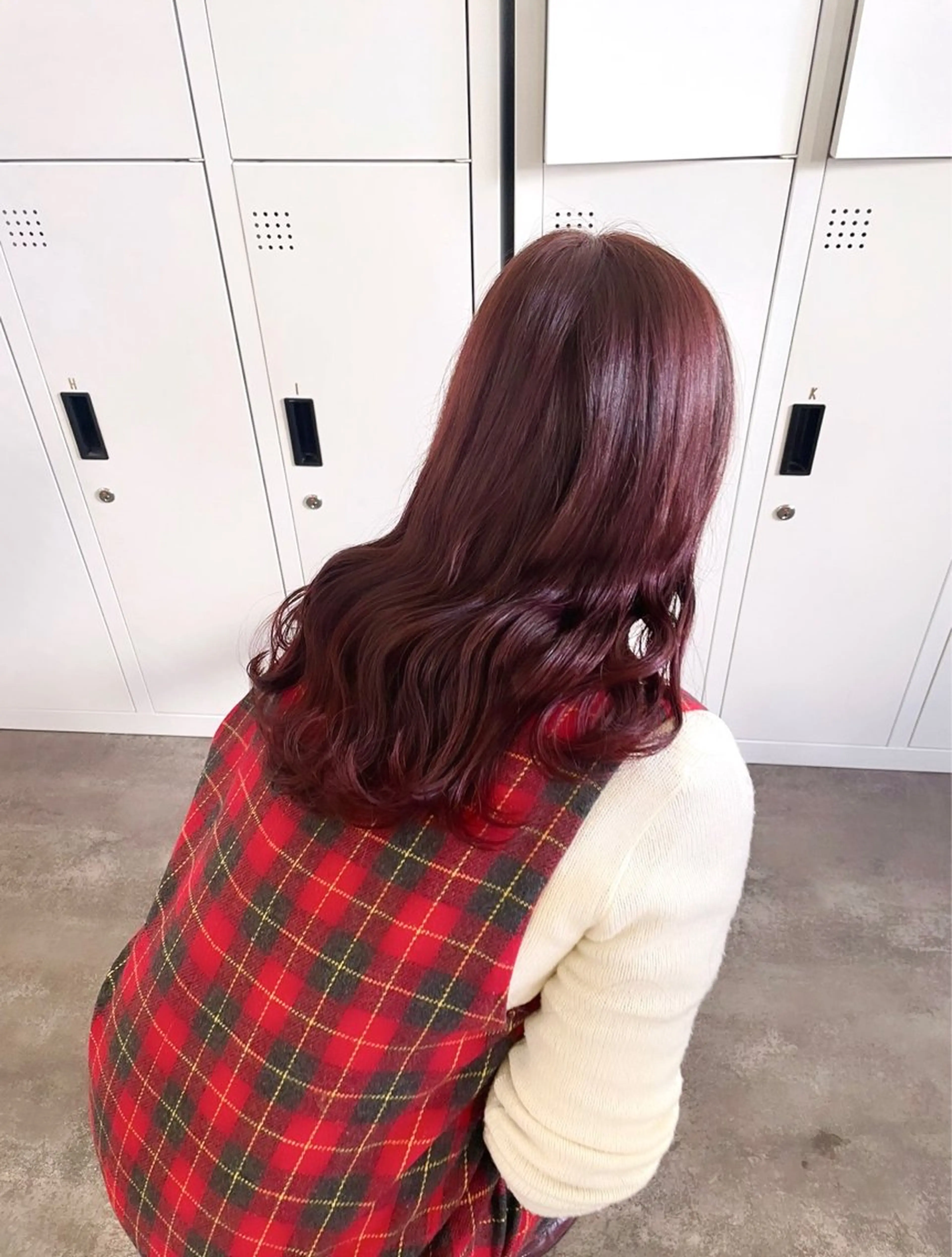 セミロング カラー Peg.hair所属・柔らかhair🤍 Rinaのヘアスタイル