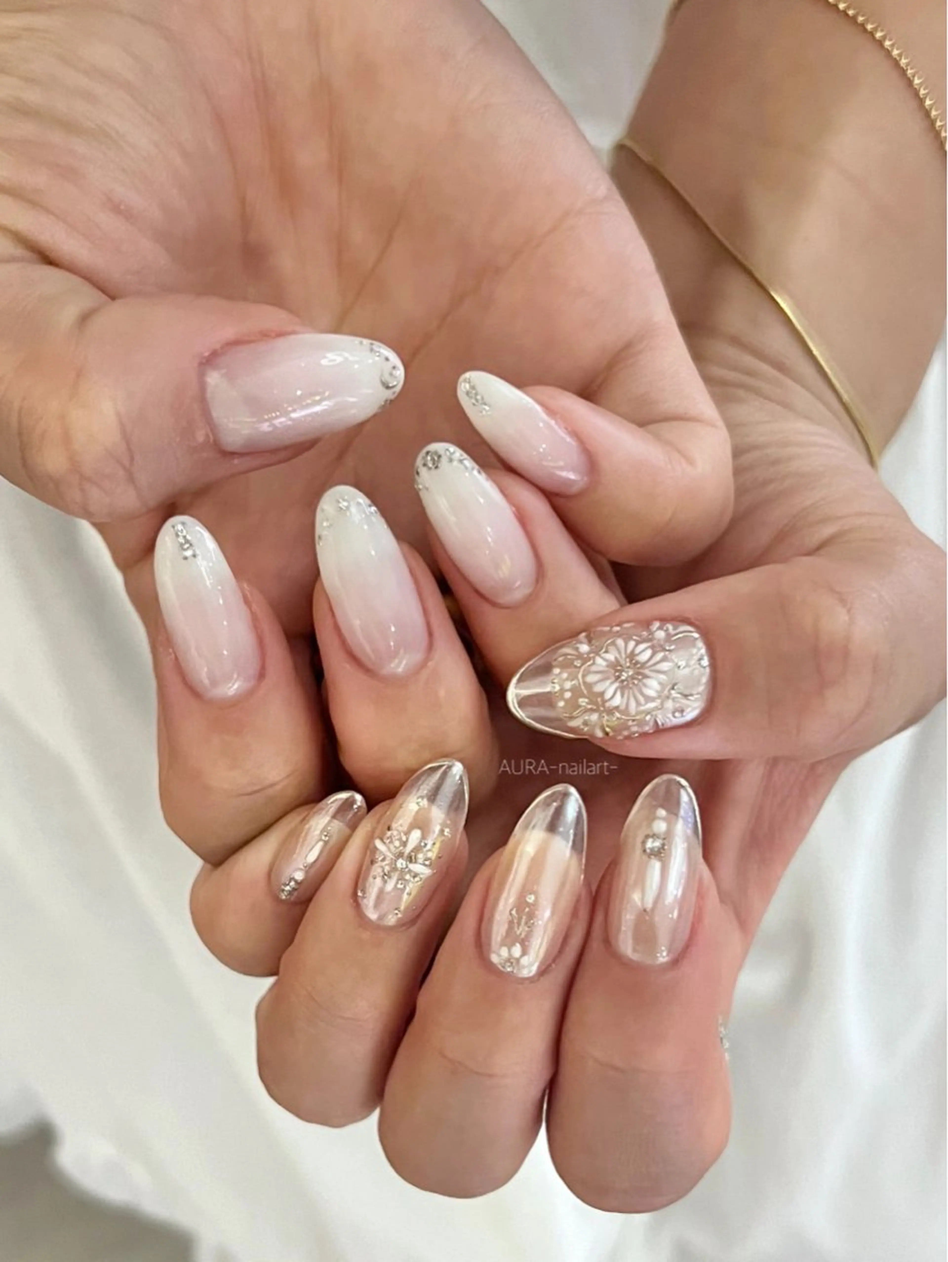 ネイル ハンドネイル AURA nailartのネイルデザイン