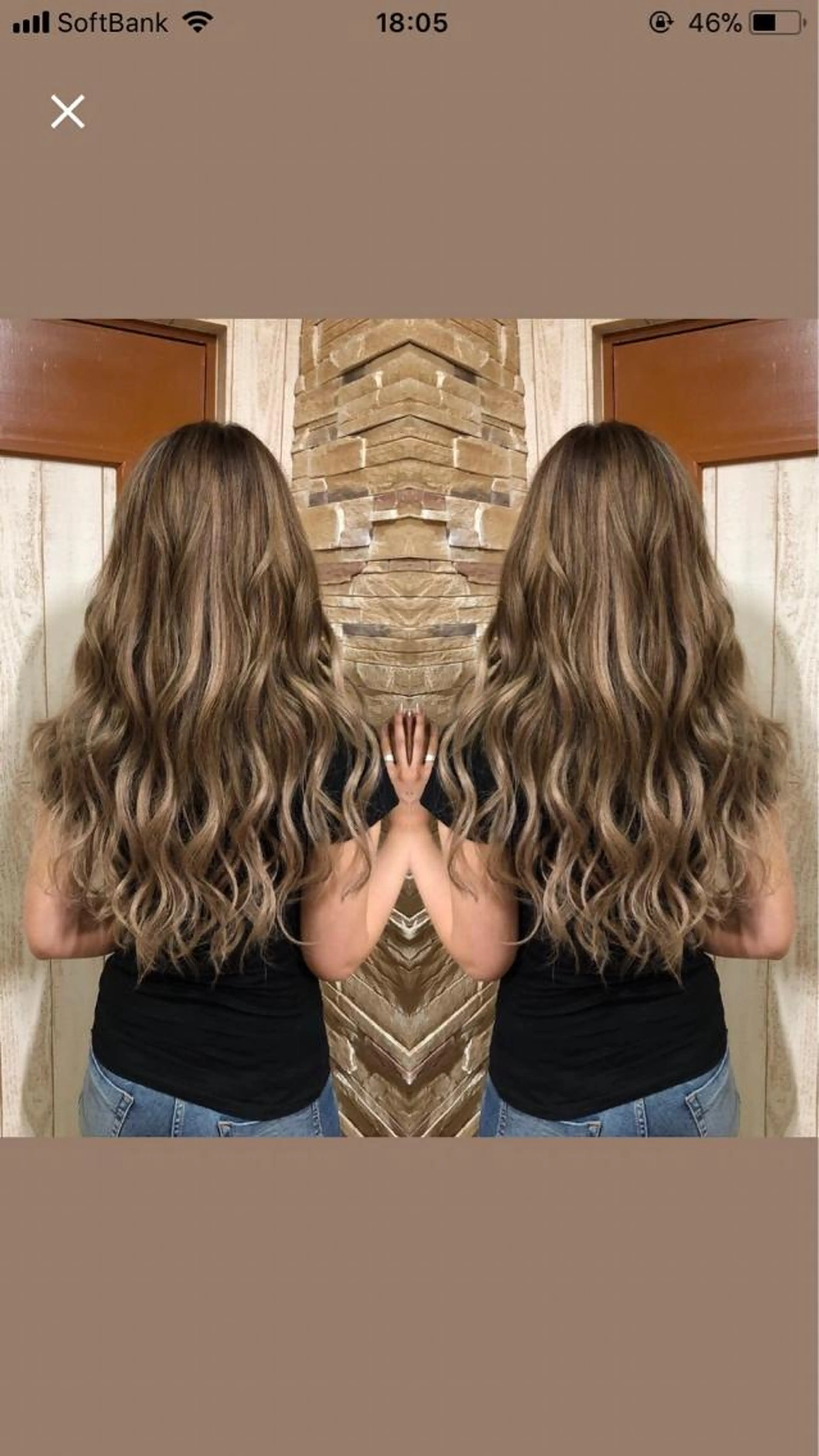 ✨プレミアムカラー＋高級人毛レミシールエクステ60枚+Auiua2STEPトリートメント✨の写真