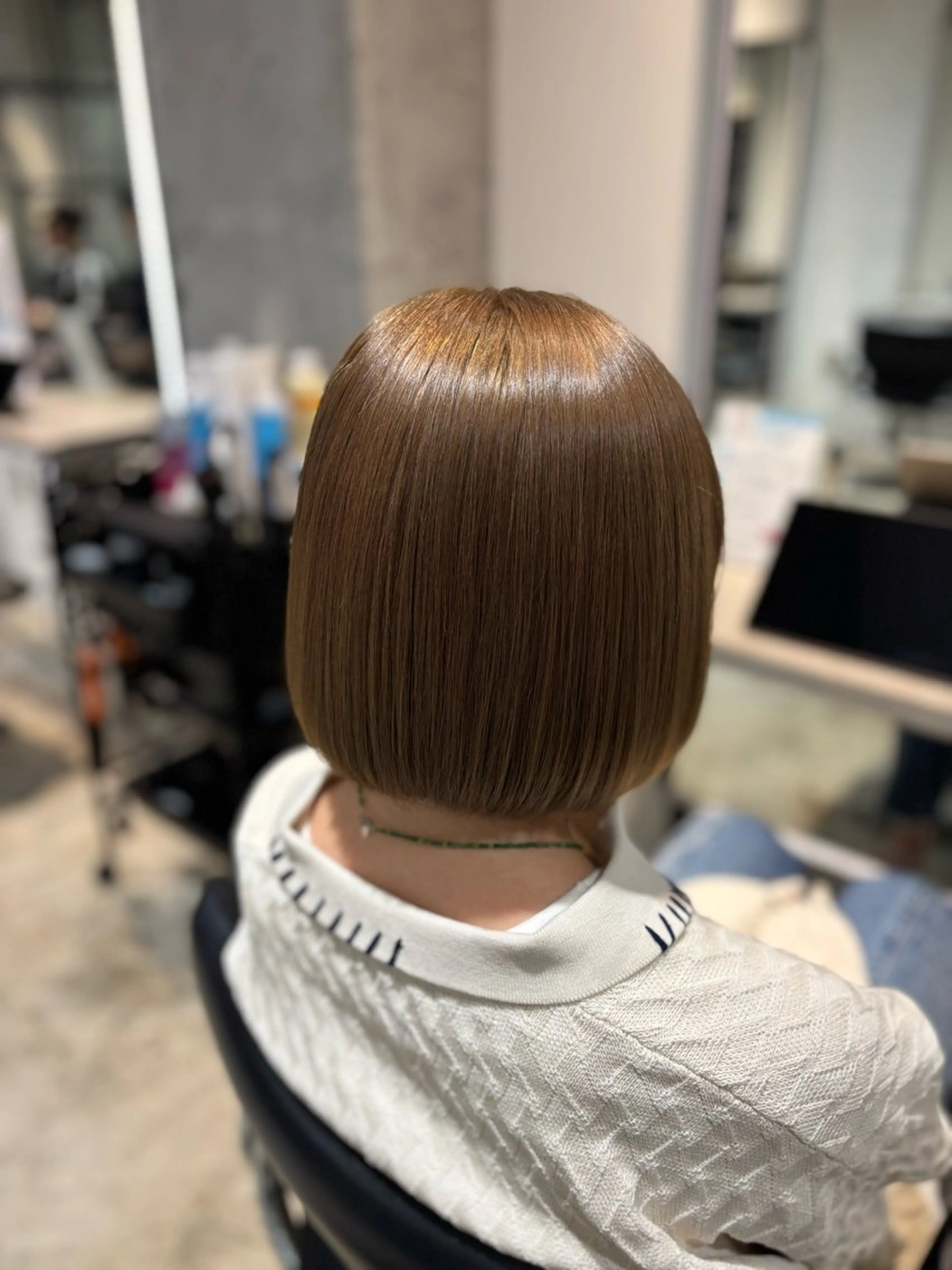パーマ 縮毛矯正 酸性ストレート ストレートパーマ カット 縮毛矯正 トリートメント 艶髪酸性ストレート /髪質改善/寺田警二のヘアスタイル