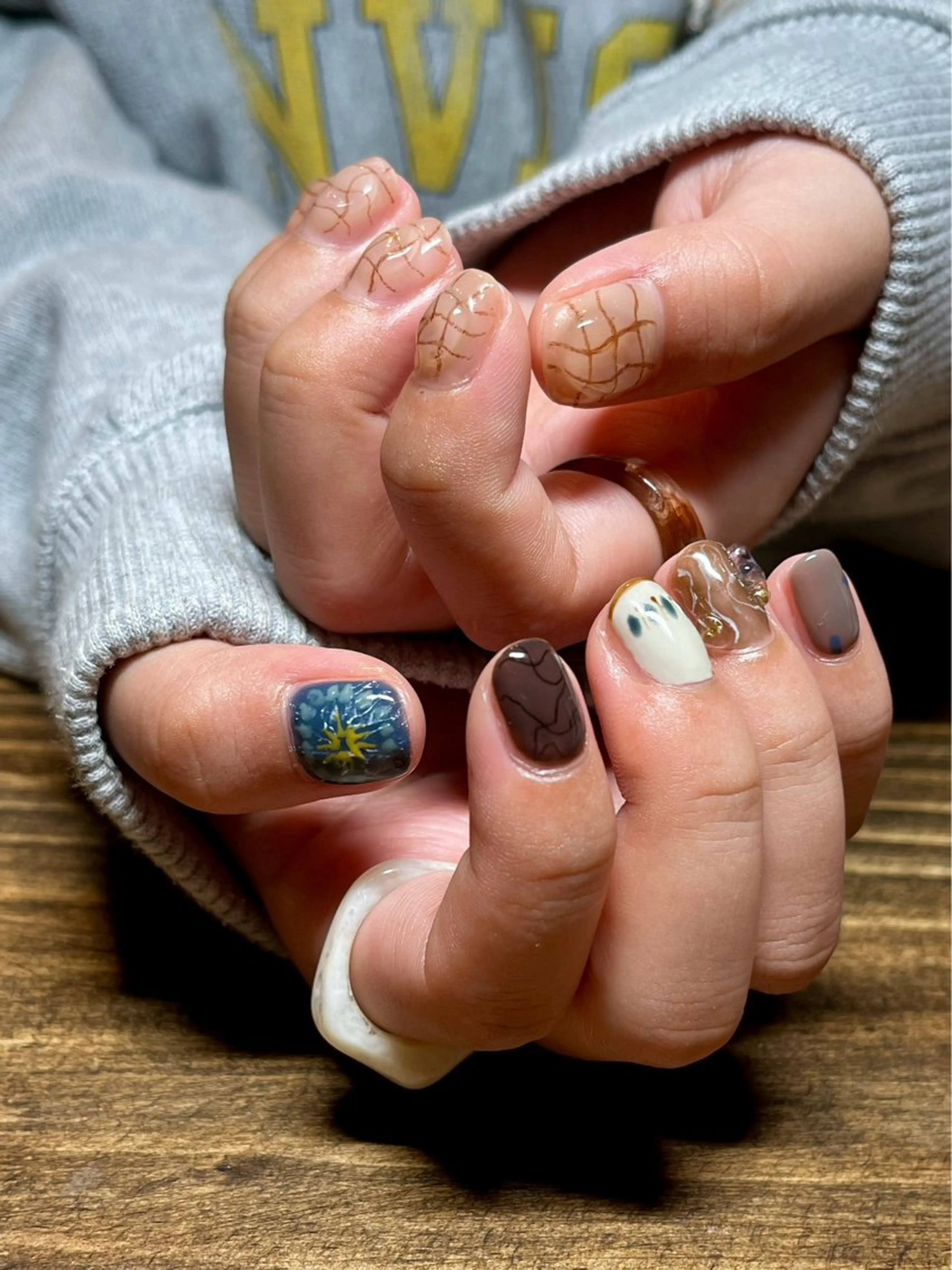 ネイル アートネイル 持ち込み atelier mofのネイルデザイン