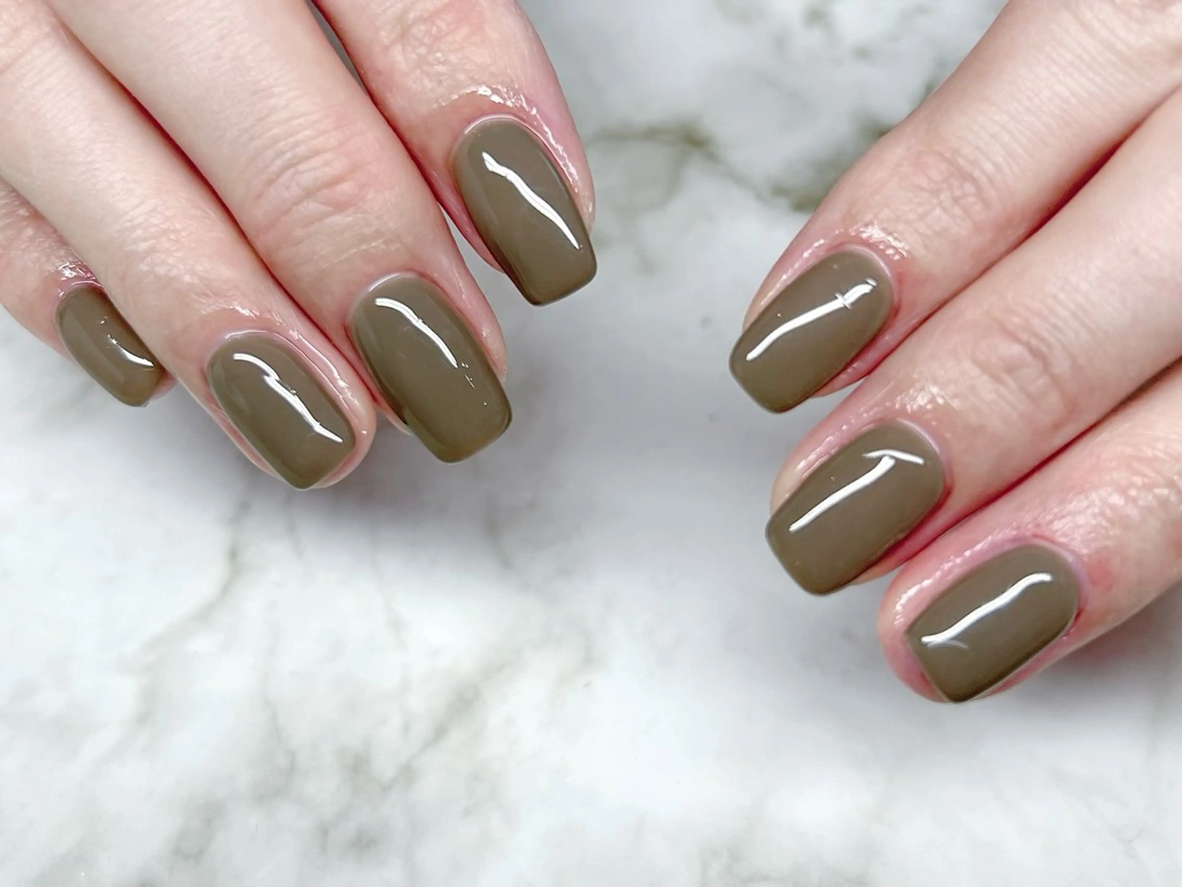 ネイル ワンカラーネイル ハンドネイル NailSalon MAHINAのネイルデザイン