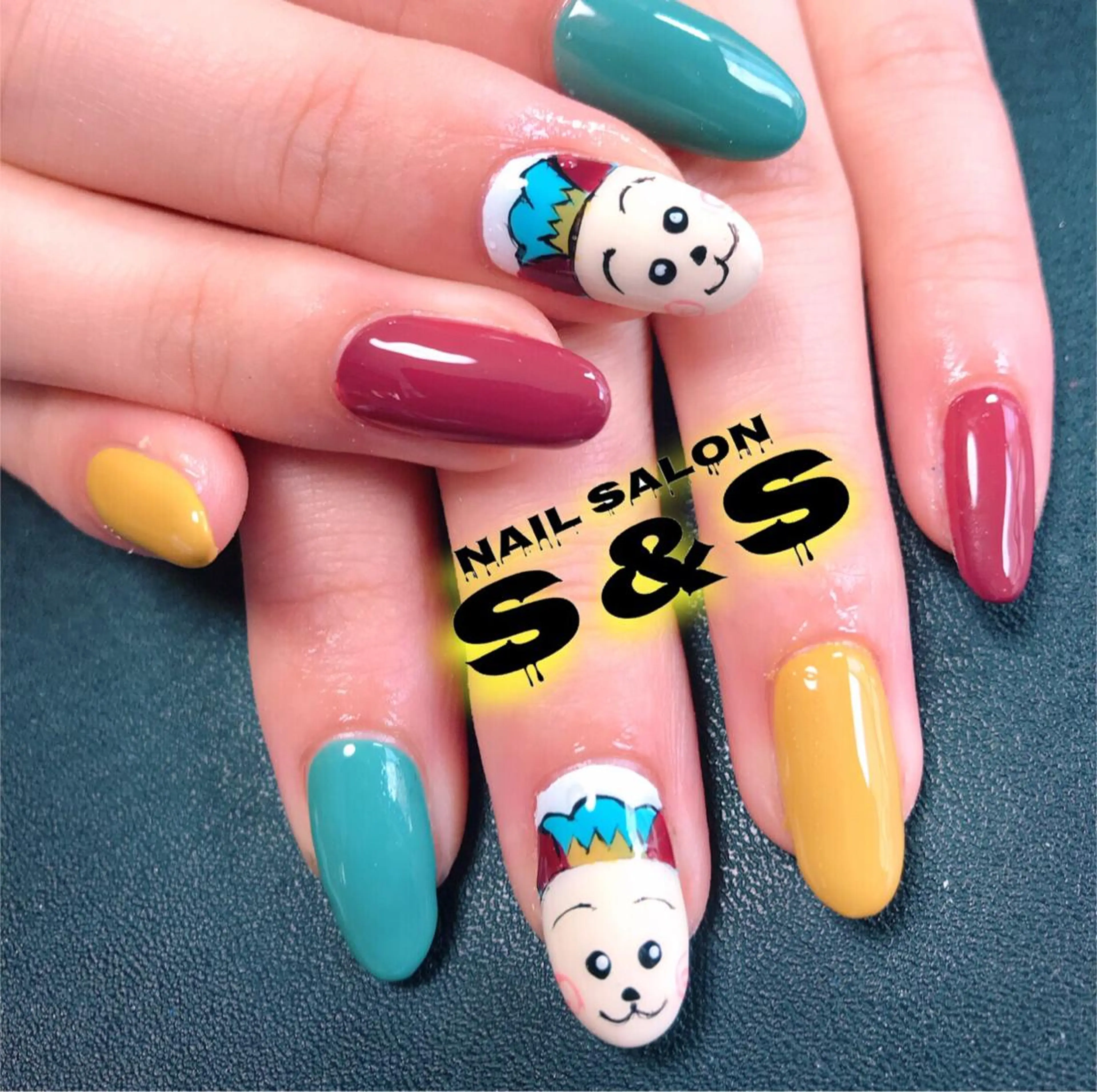 ネイル 長さ出し メンズネイル 持ち込み スカルプネイル ネイルチップ S&S 村田小百合のネイルデザイン