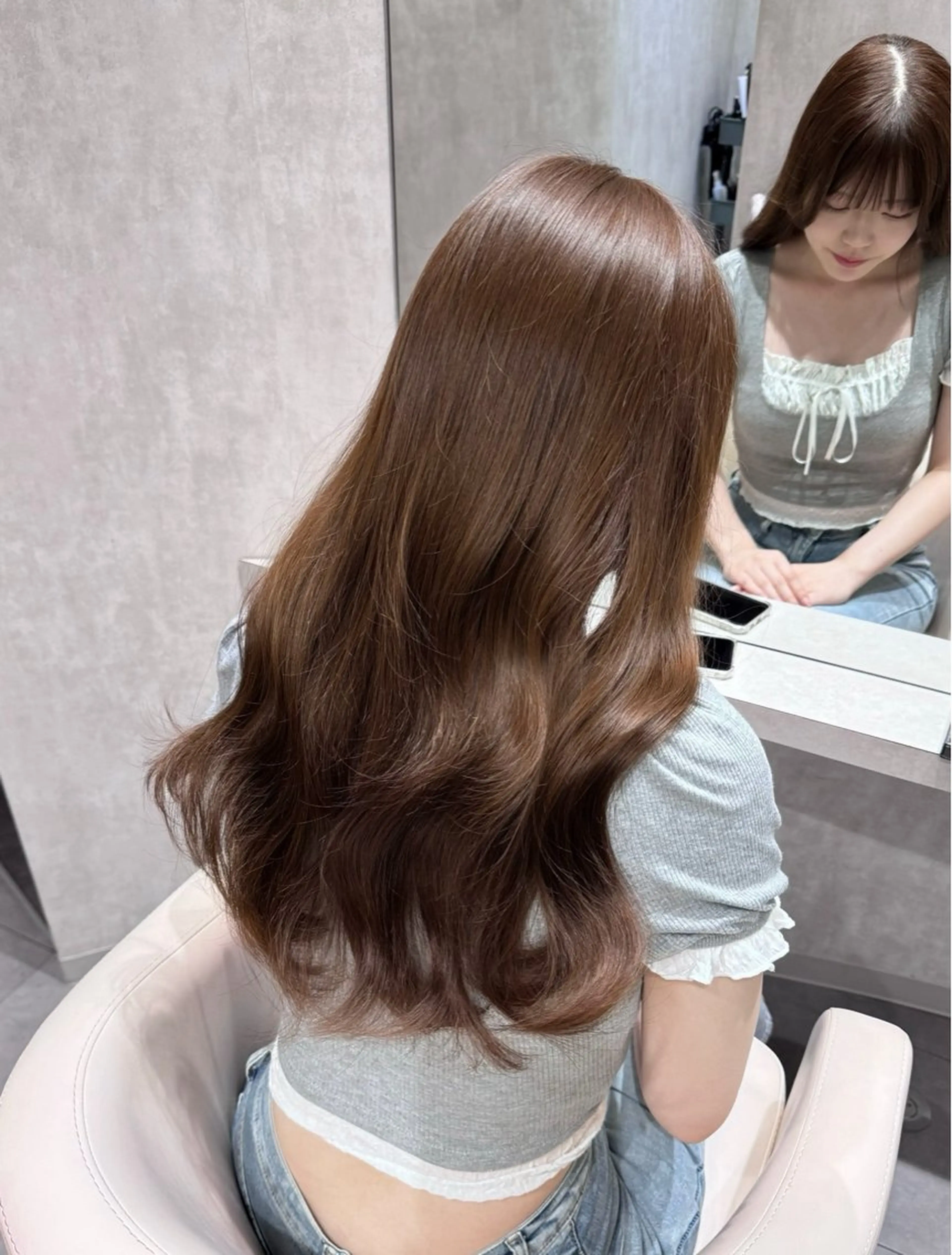 ロング カラー ヘアカラー LOTTA CUCCI所属・miyu /トレンド カラー×艶髪のヘアスタイル