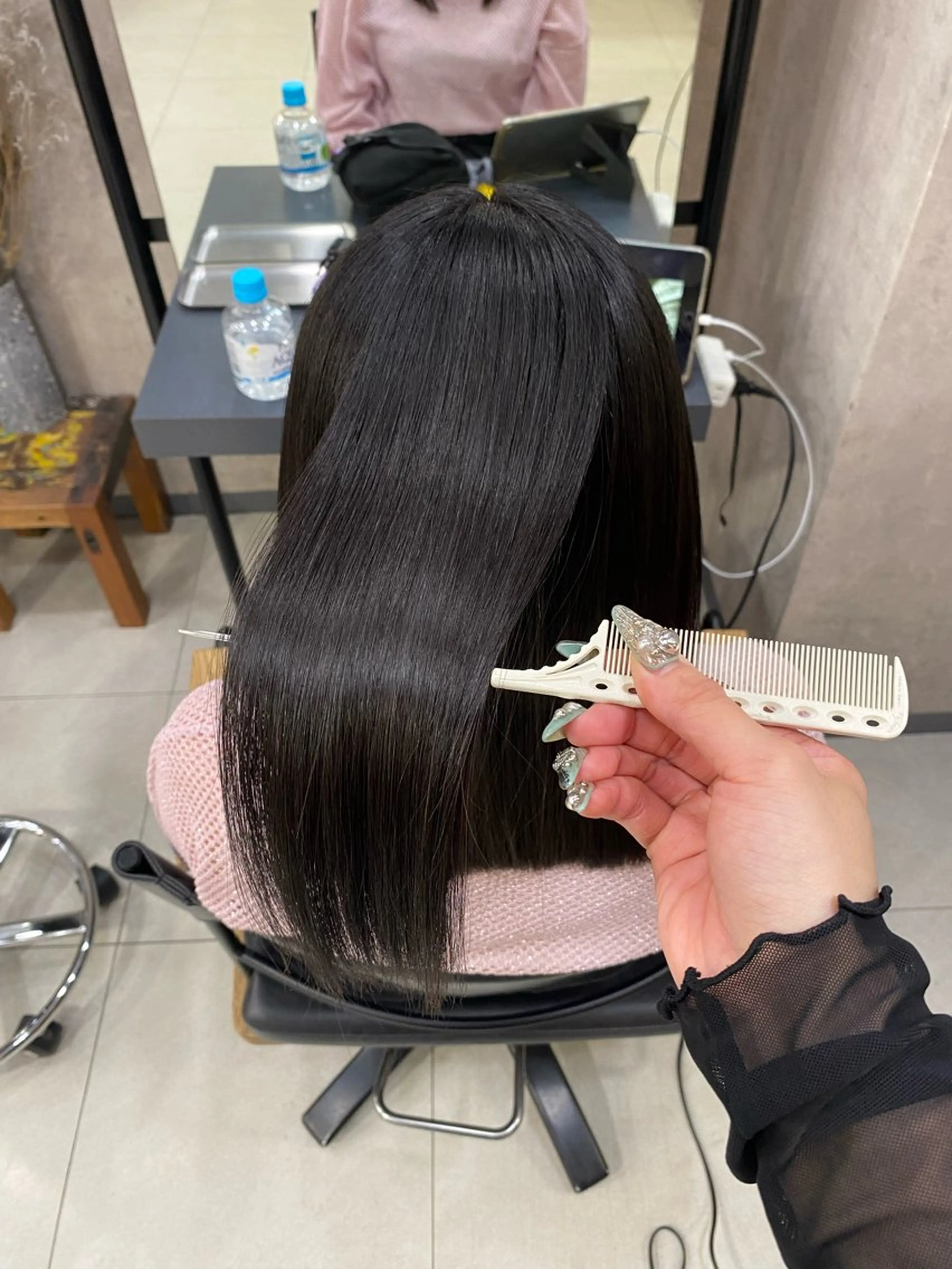 髪質改善ケラチントリートメントの写真