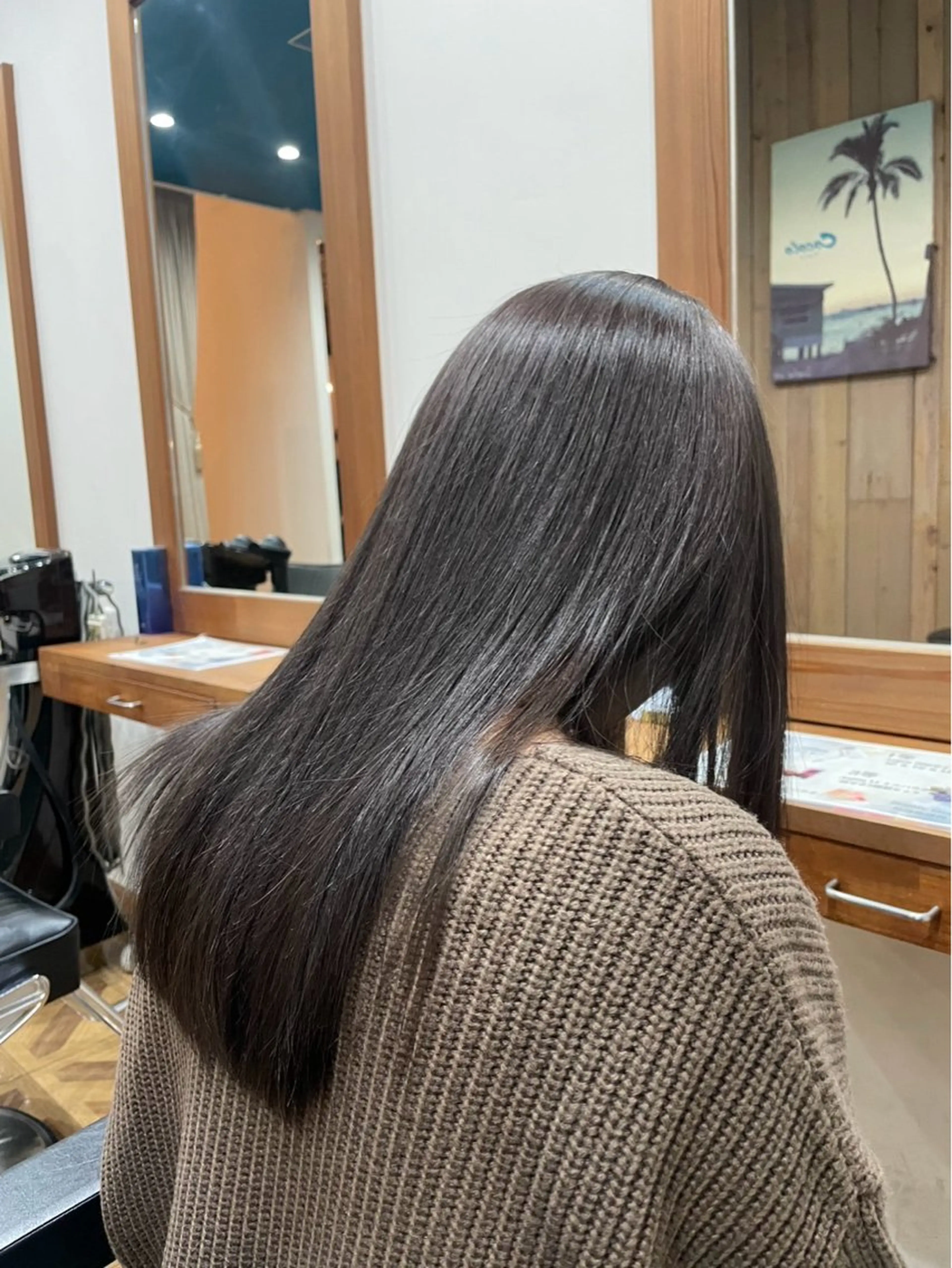 ロング カラー パーマ 野島 正子のヘアスタイル