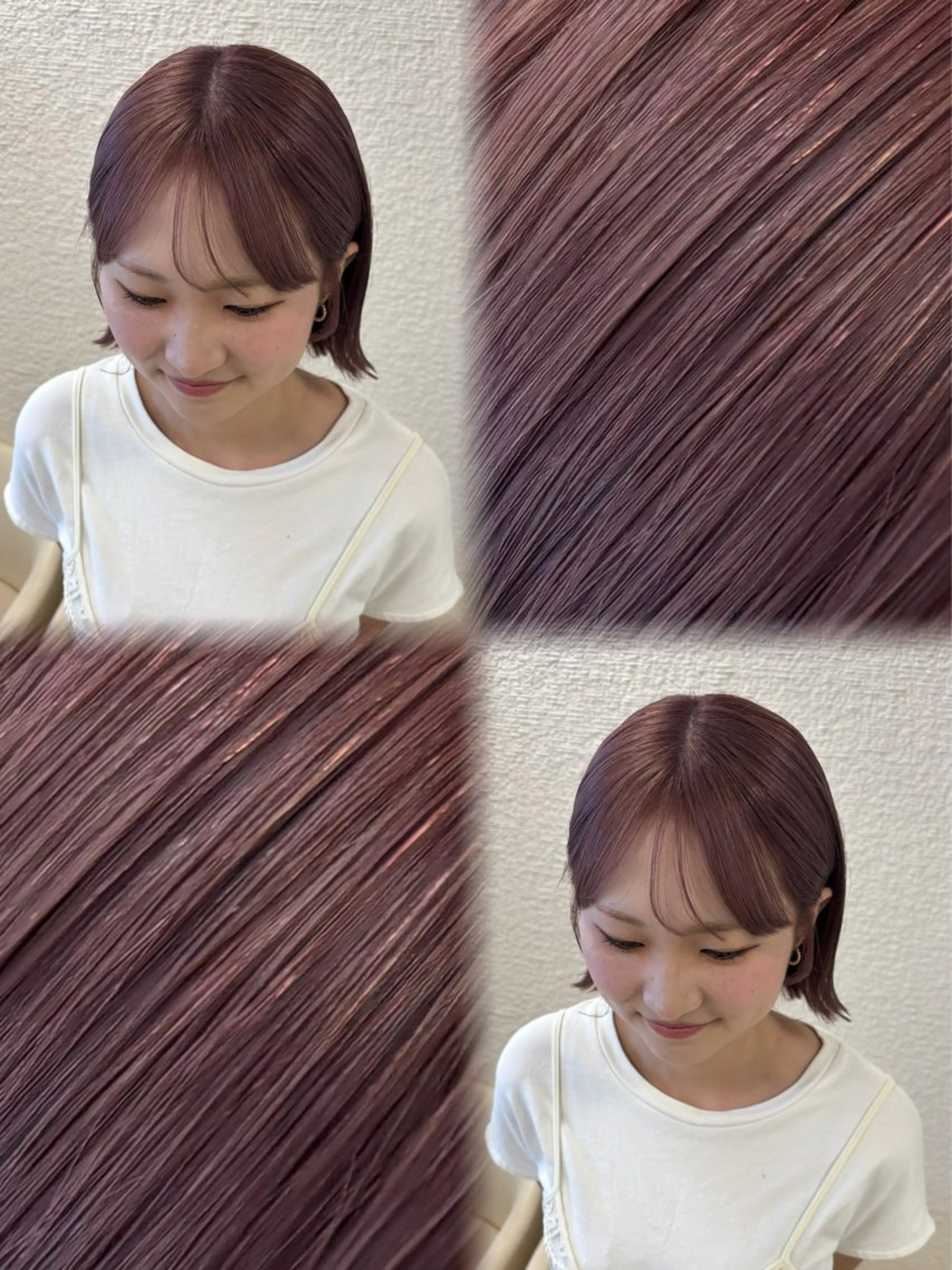 セミロング カット 髪質改善 ·˖Reika·˖✩のヘアスタイル