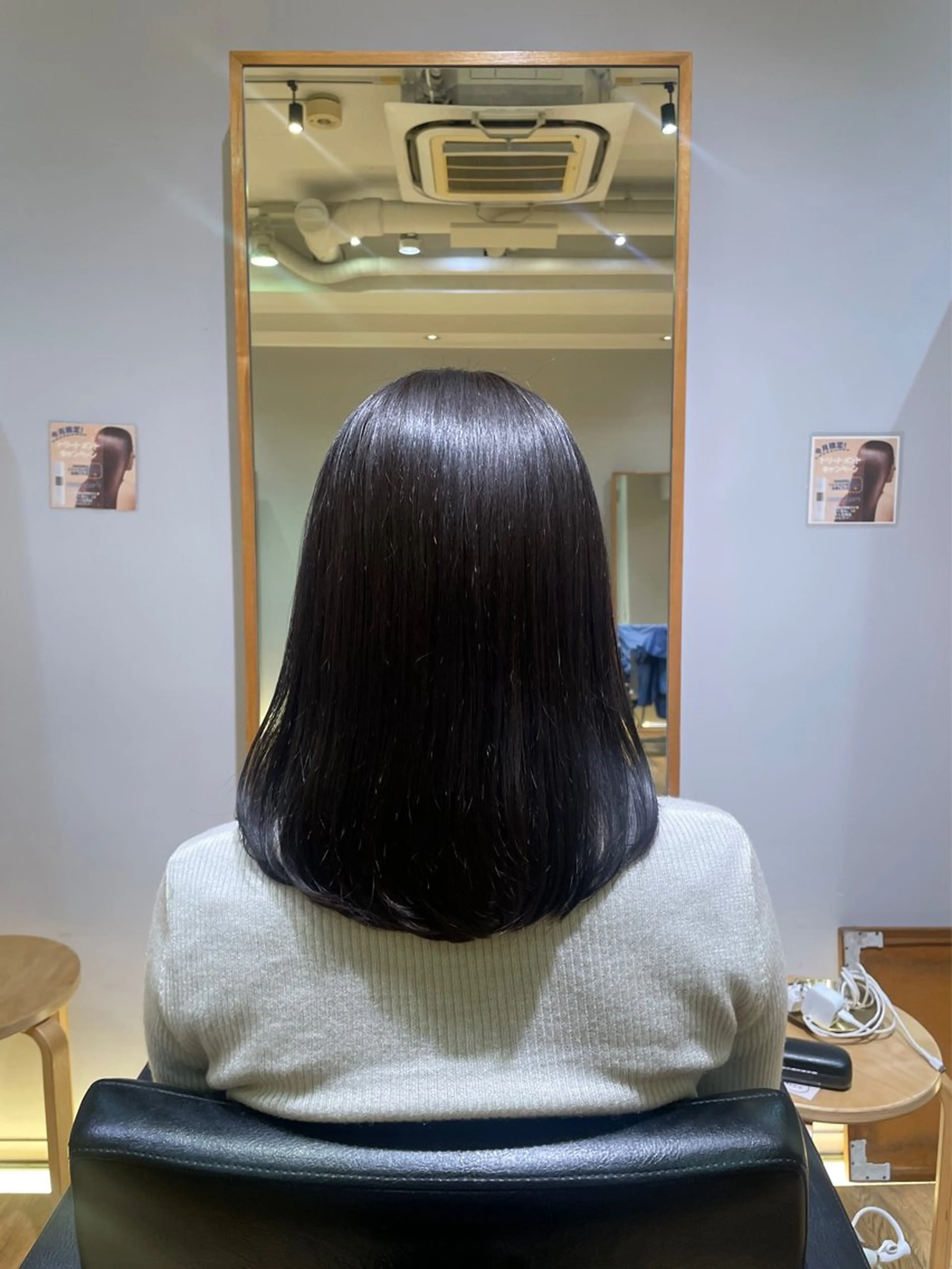 ミディアム 縮毛矯正/レイヤー /ひかるのヘアスタイル