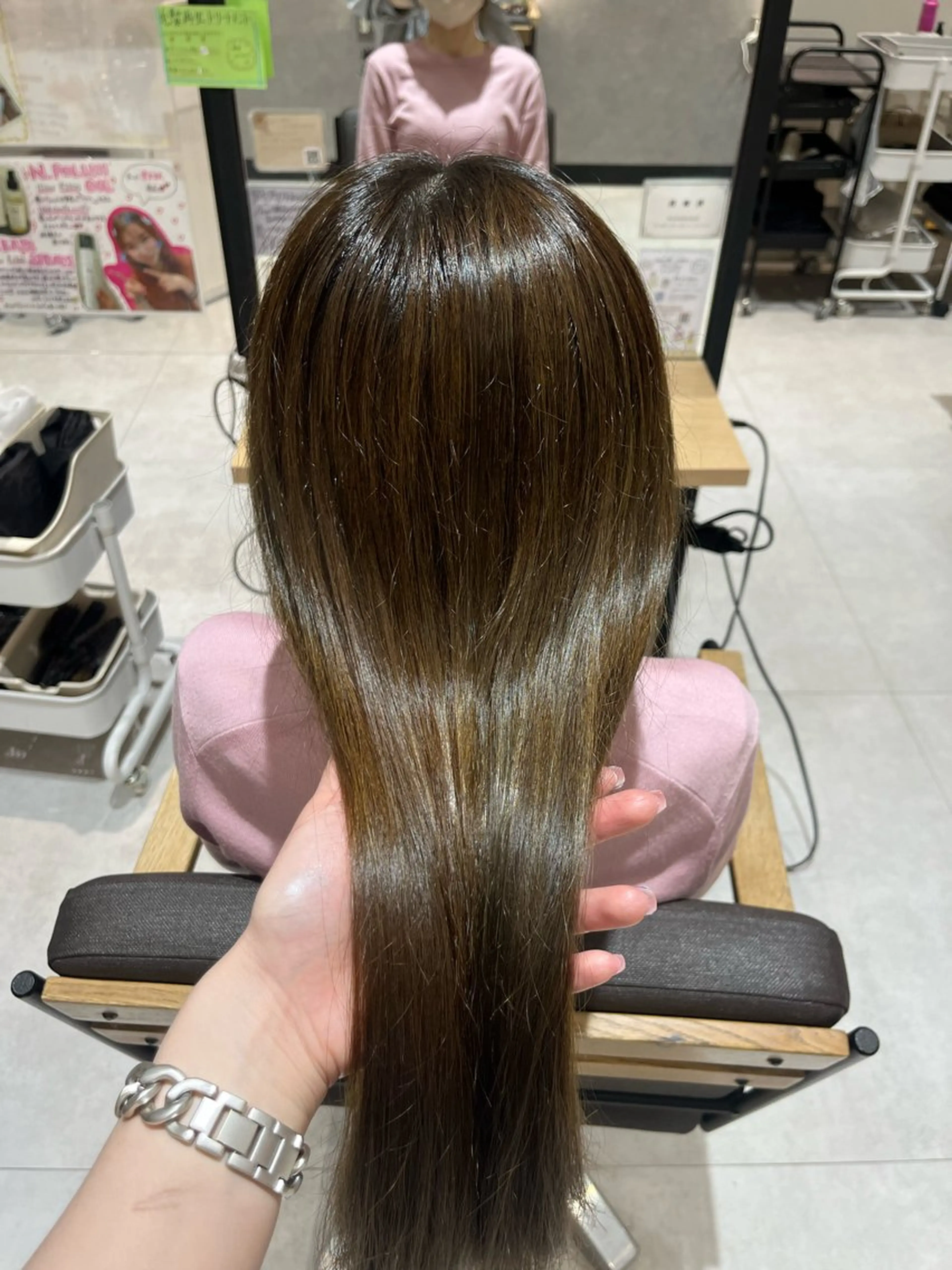 カラー ベージュカラー オリーブベージュ 🎀miki 🎀のヘアスタイル