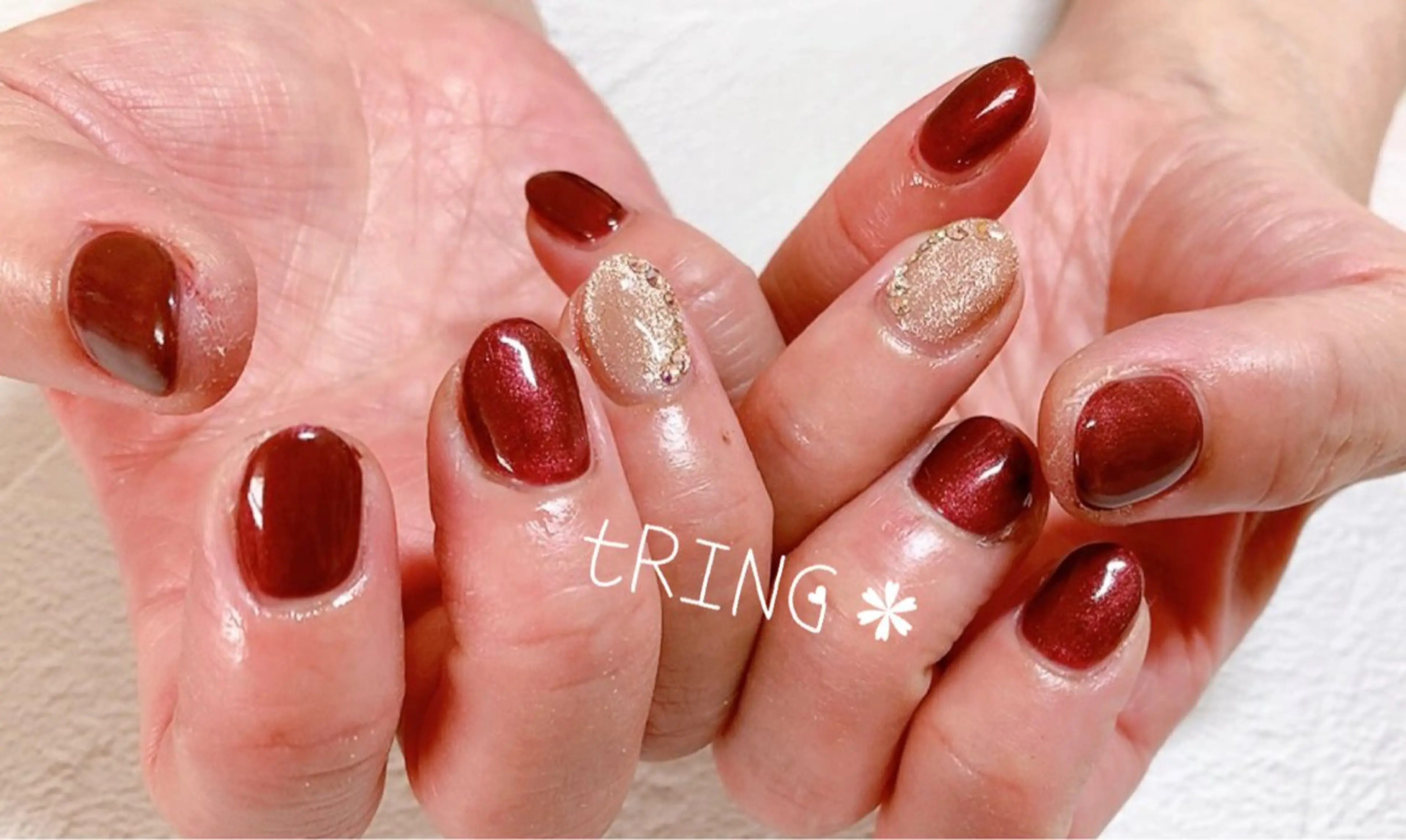 ネイル ハンドネイル tRING＊ しいの木台のネイルデザイン