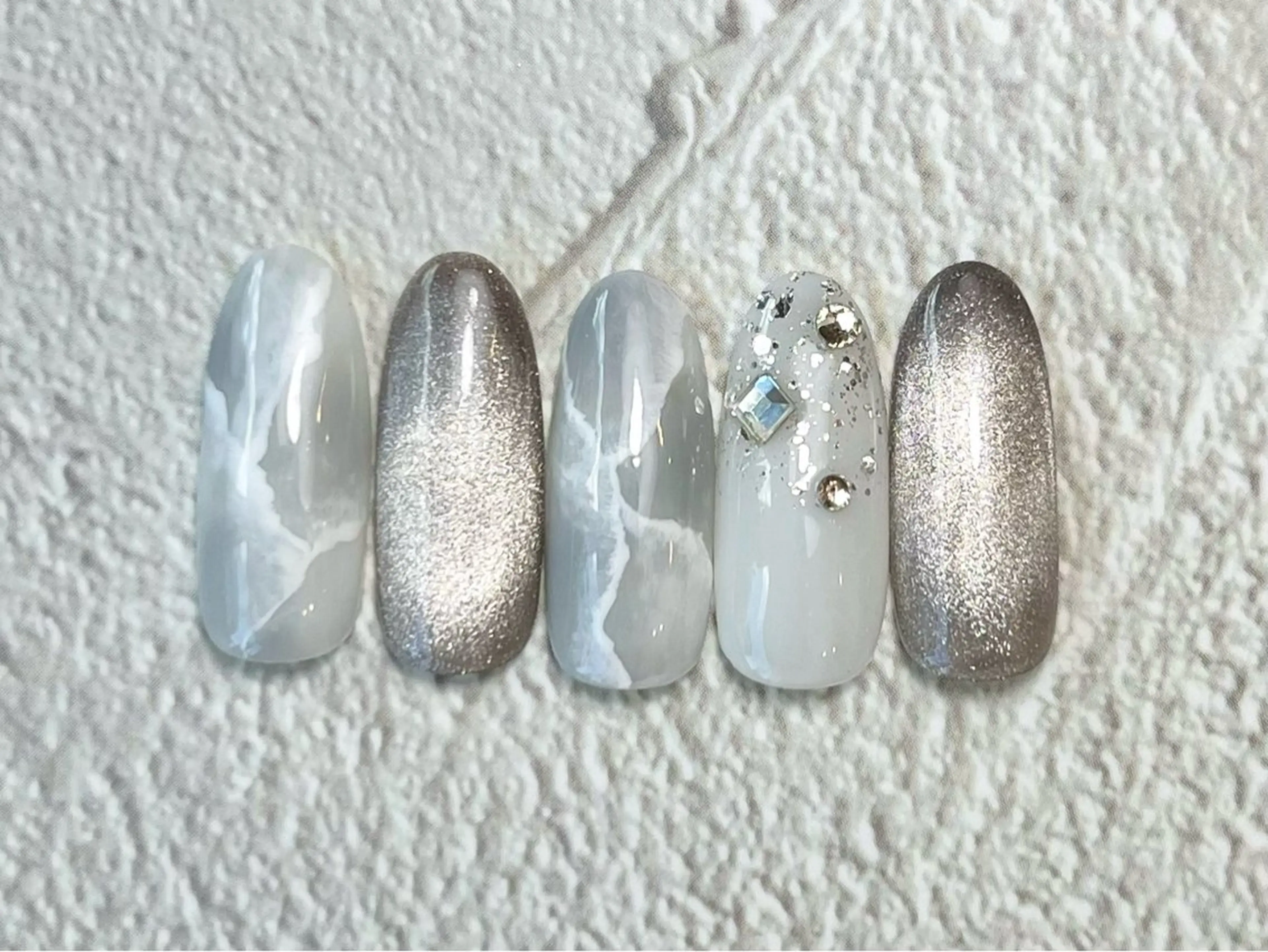 ネイル ハンドネイル TOPAZ恵比寿所属・Tsuno Nagisaのネイルデザイン