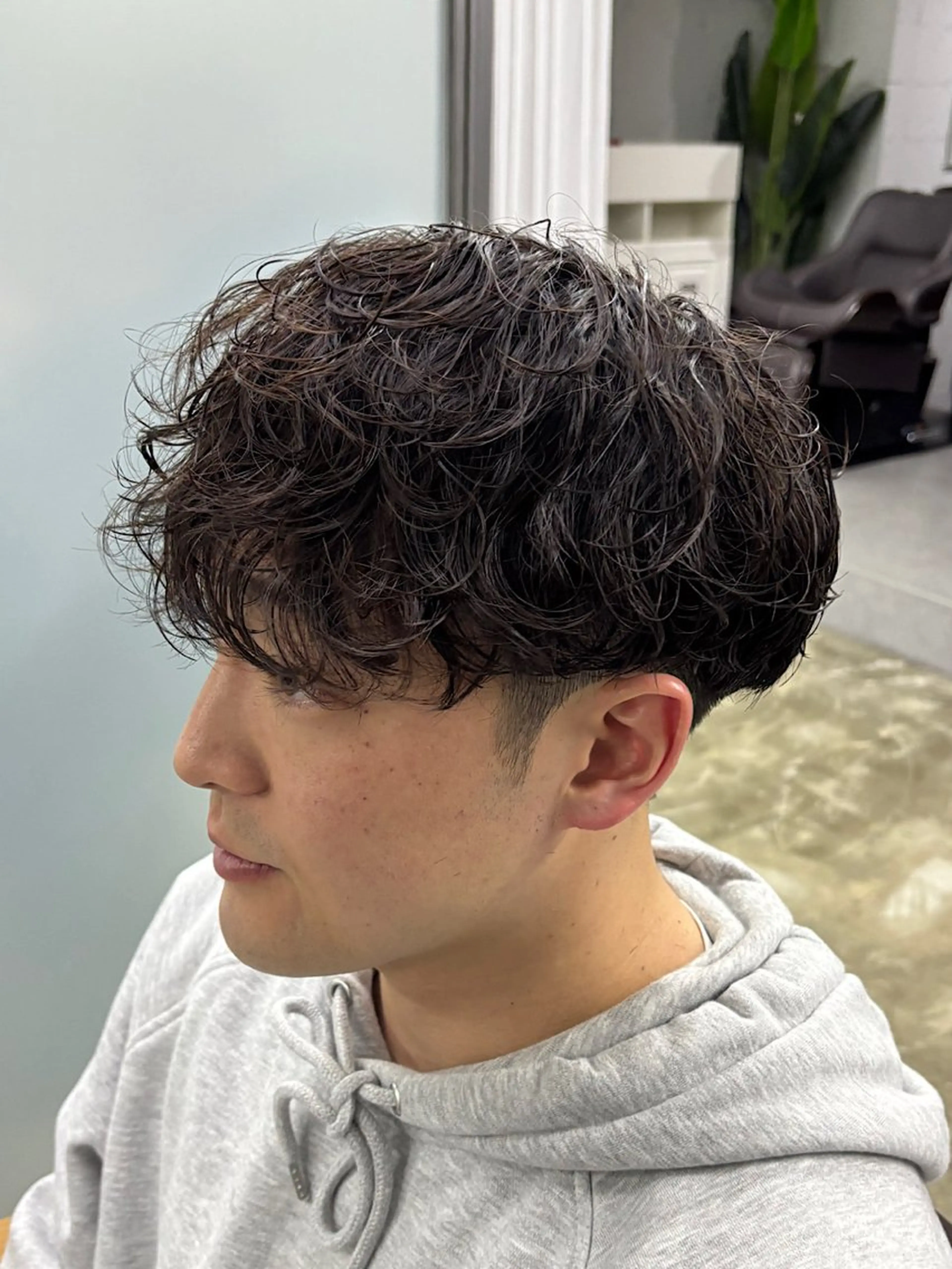 パーマ メンズ メンズパーマ 朋生/メンズパーマ特 化/シャドウ/岡本のヘアスタイル