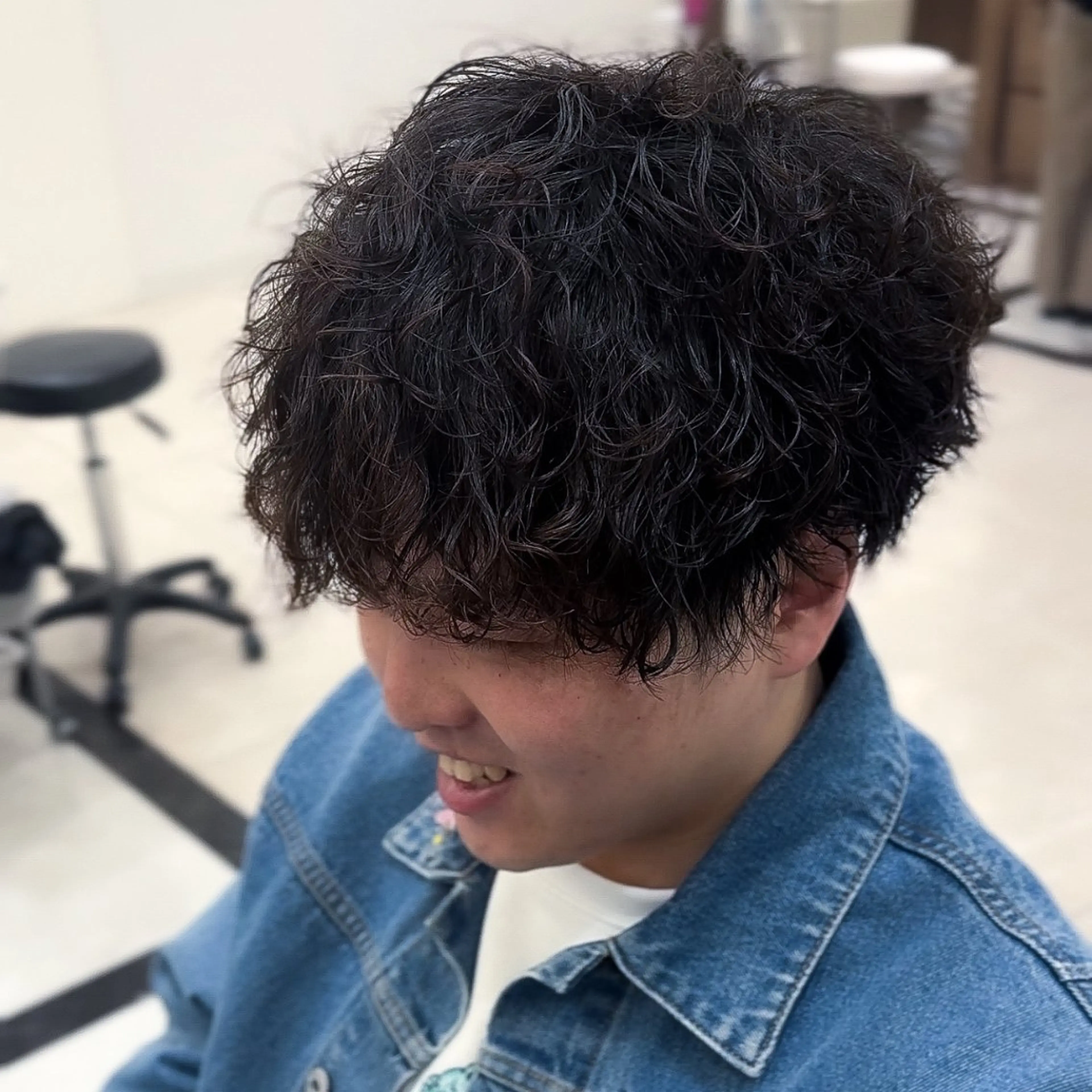 ショート パーマ メンズ SALOWIN名古屋Suite店所属・名古屋のメンズ特化 美容師/わたるのヘアスタイル