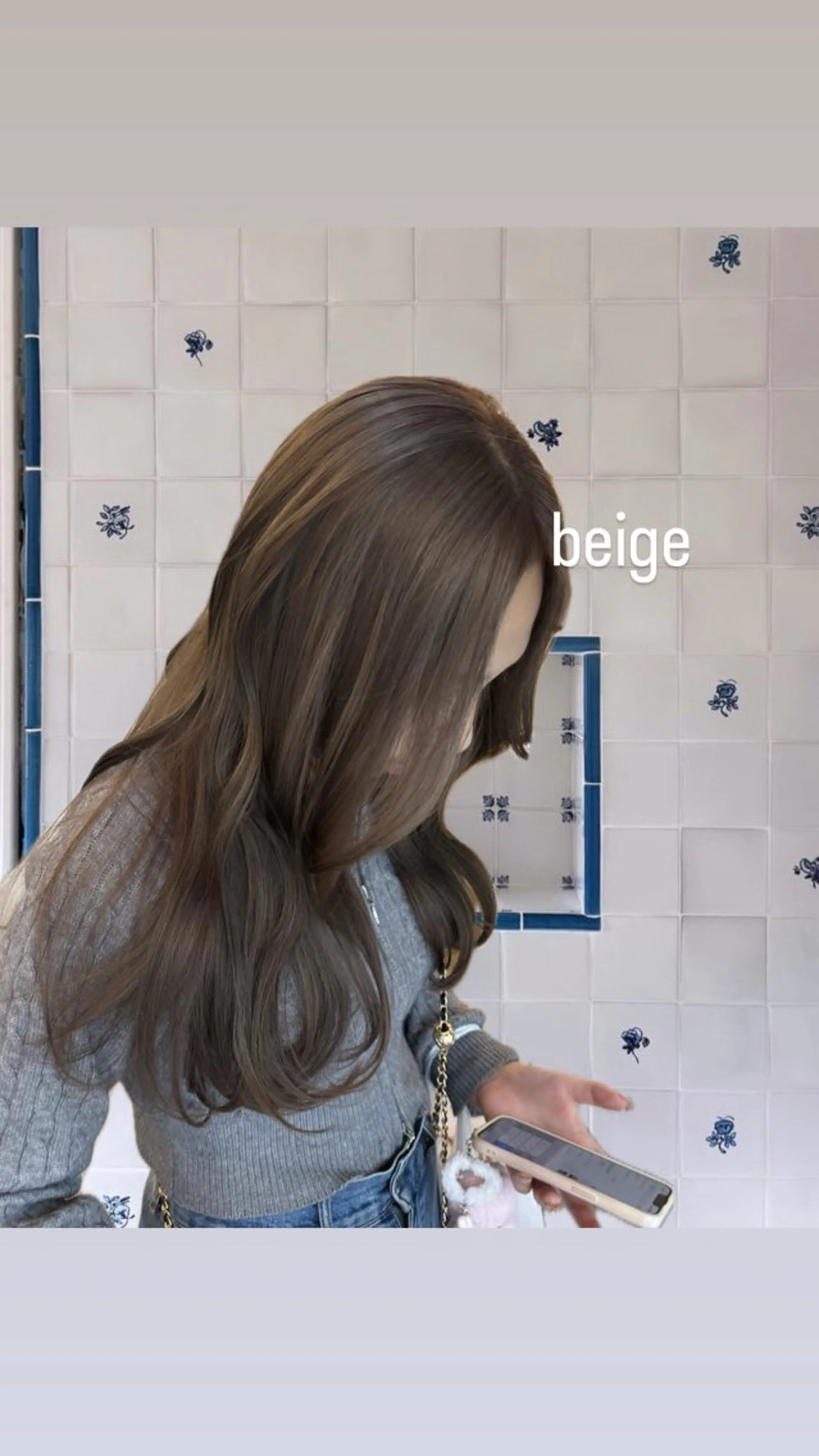 ロング カラー ベージュカラー ヘアカラー 🍓ハイトーンカラー 🎀nene🍓のヘアスタイル