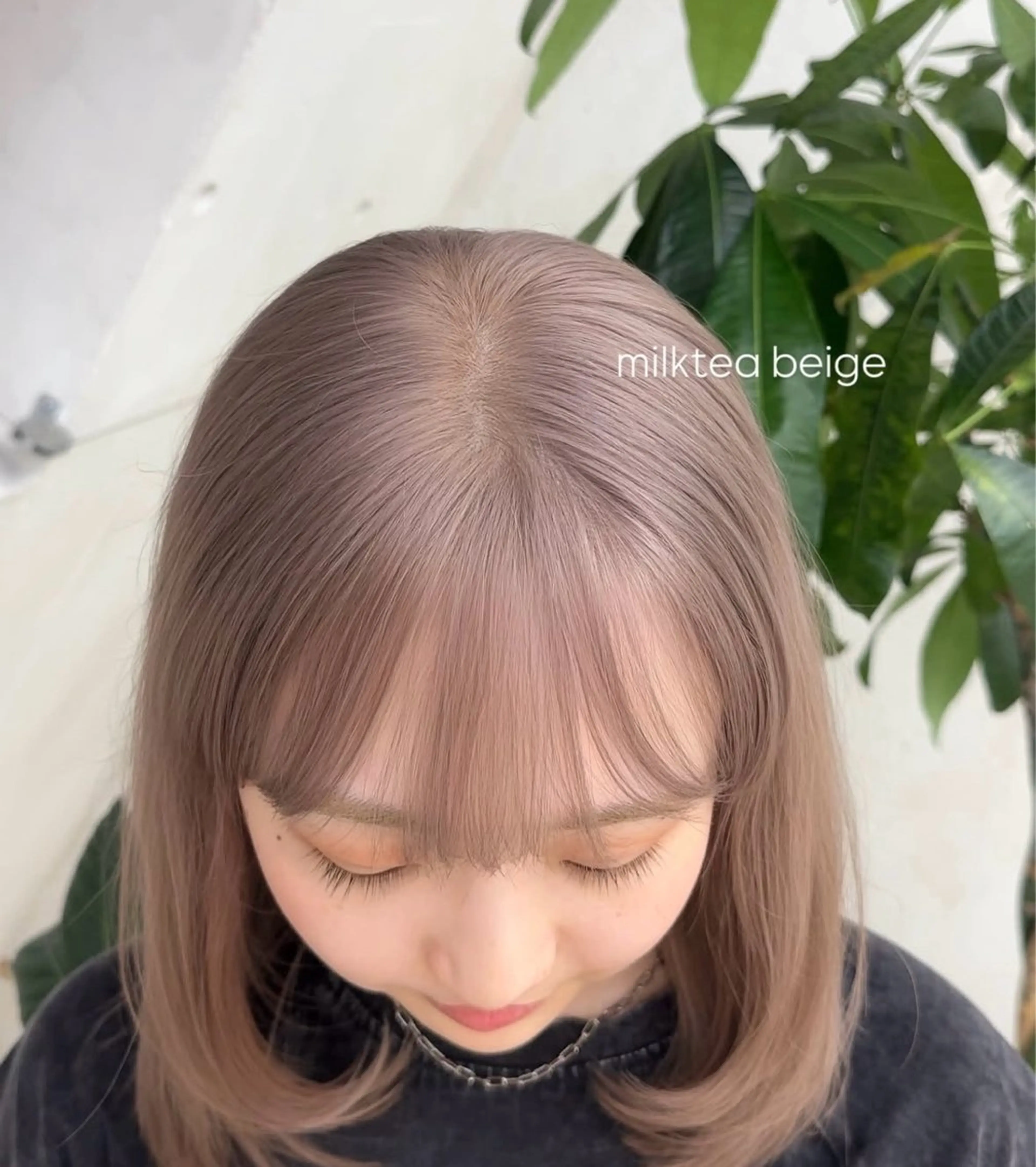 ロング ヘアカラー 期間限定カットカラー モデル募集中♡真白のヘアスタイル