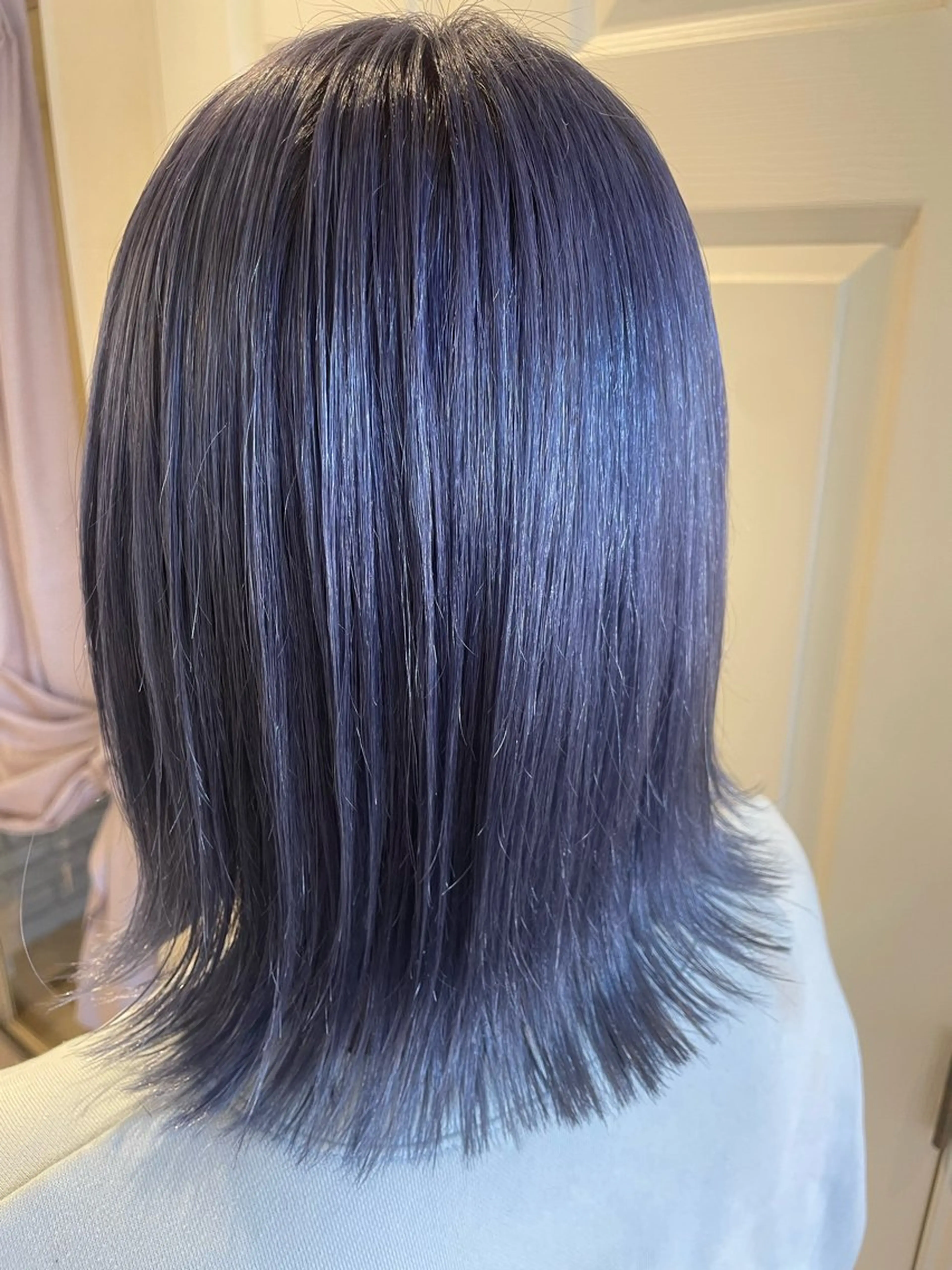 ミディアム カット ヘアカラー 柳井 準平のヘアスタイル