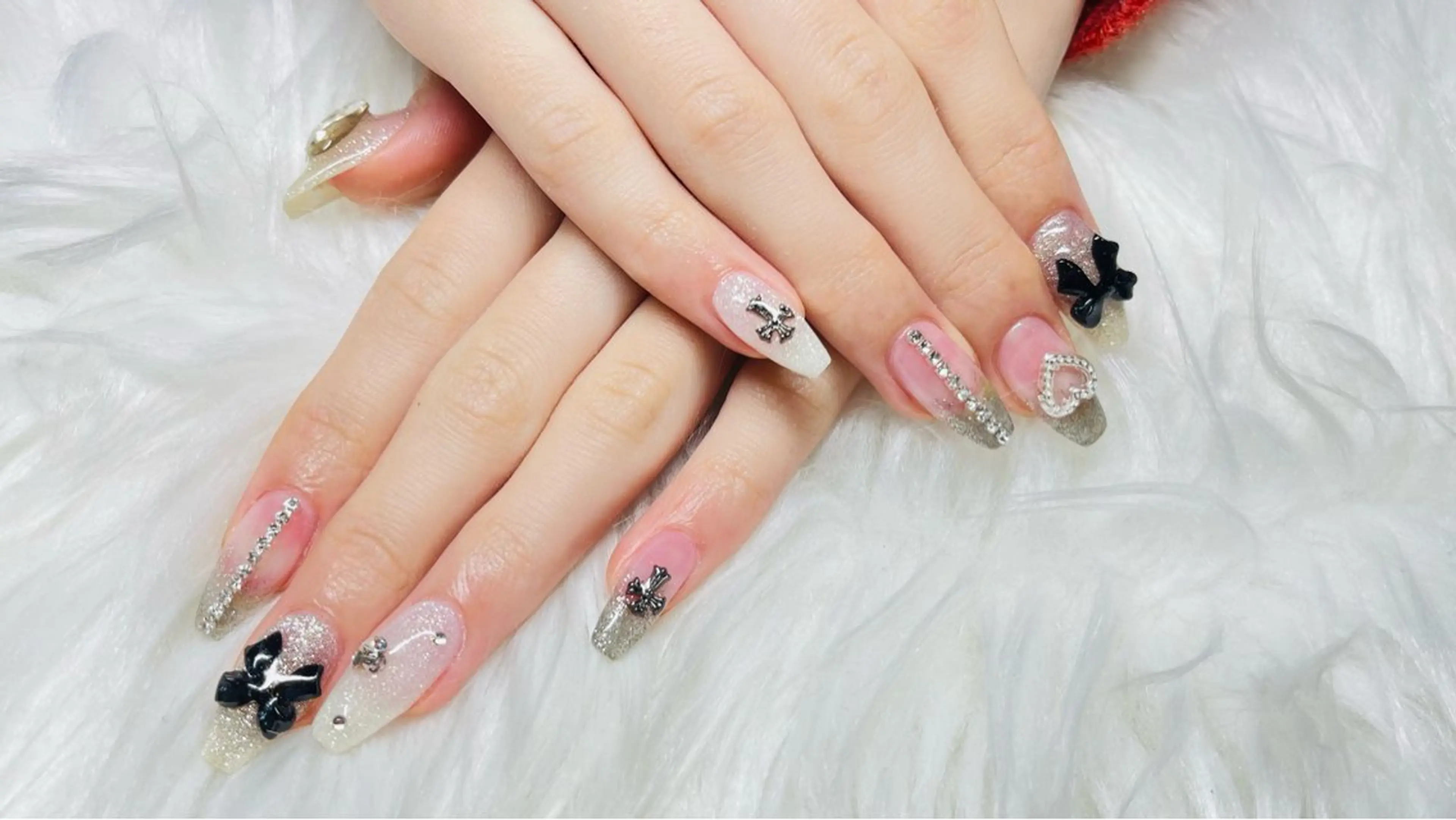 ネイル ラメ(グリッター) AngelCoco Tabataのネイルデザイン