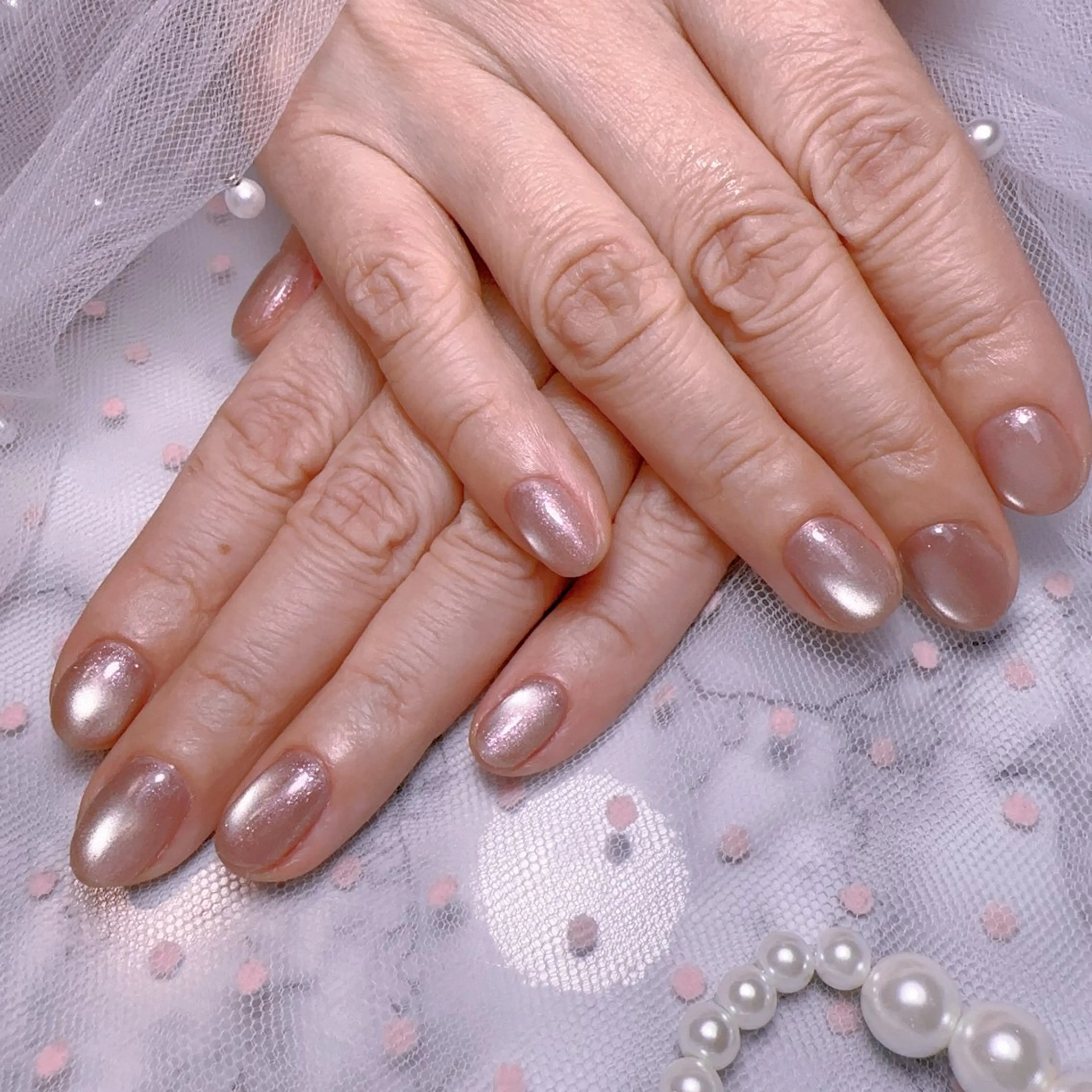 ネイル オーロラネイル フットネイル 韓国ネイル ラメ(グリッター) ラメグラデーション ハンドネイル Belle nail salon 新小岩のネイルデザイン