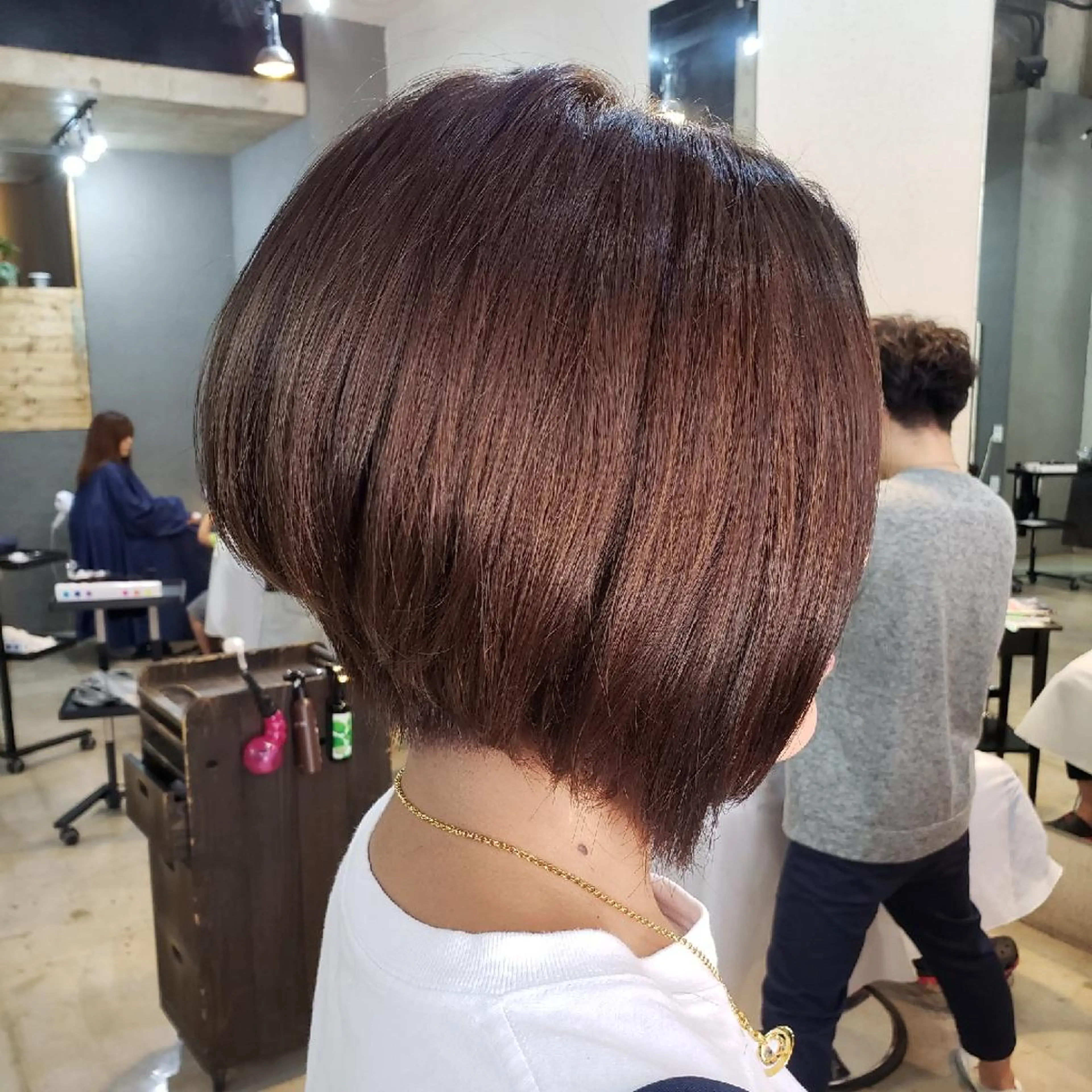 ショート カラー 透明感カラー ボブ くびれヘア 【ショート×美髪】  澤田　周のヘアスタイル