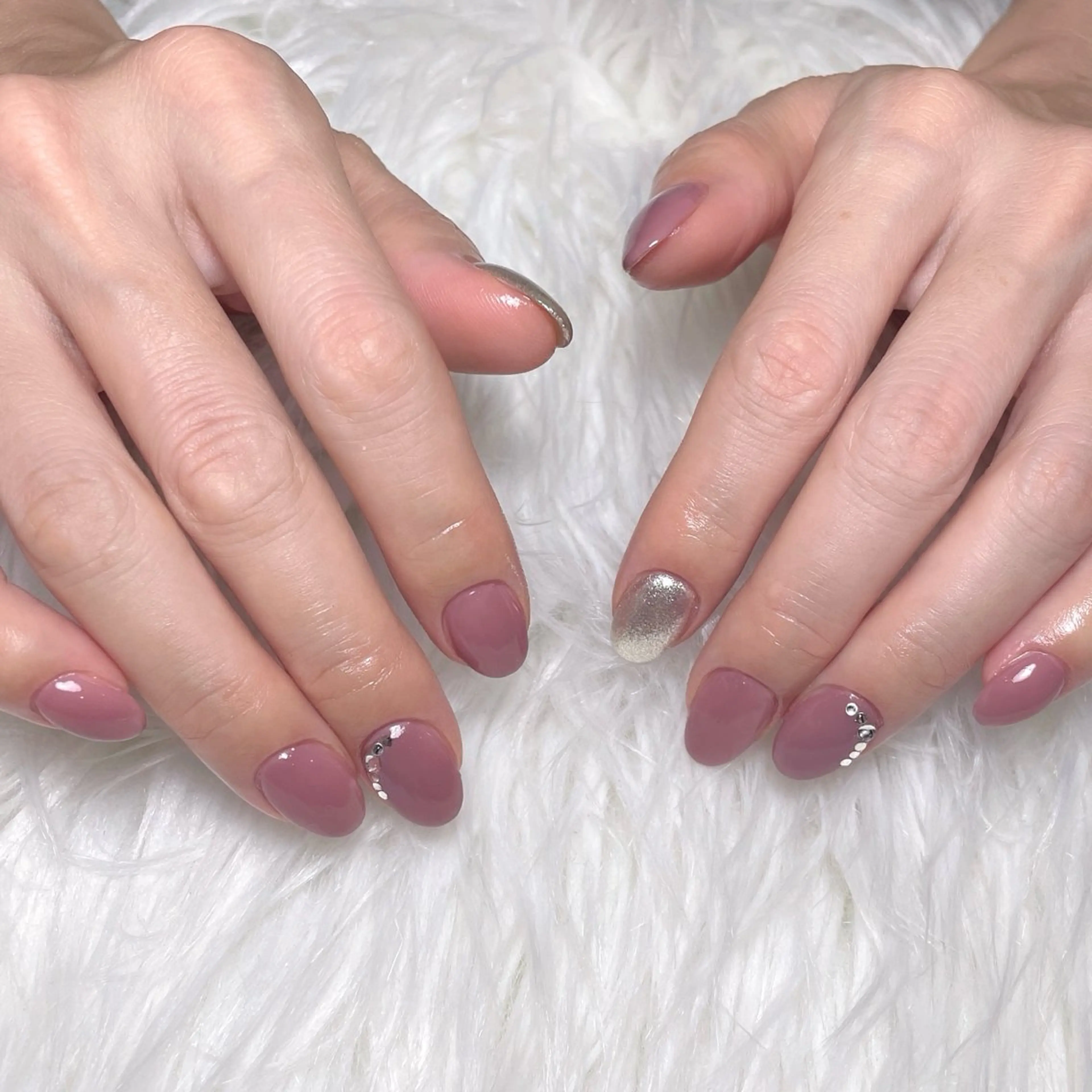 ネイル シンプルネイル M2 beauty Hoshinaのネイルデザイン