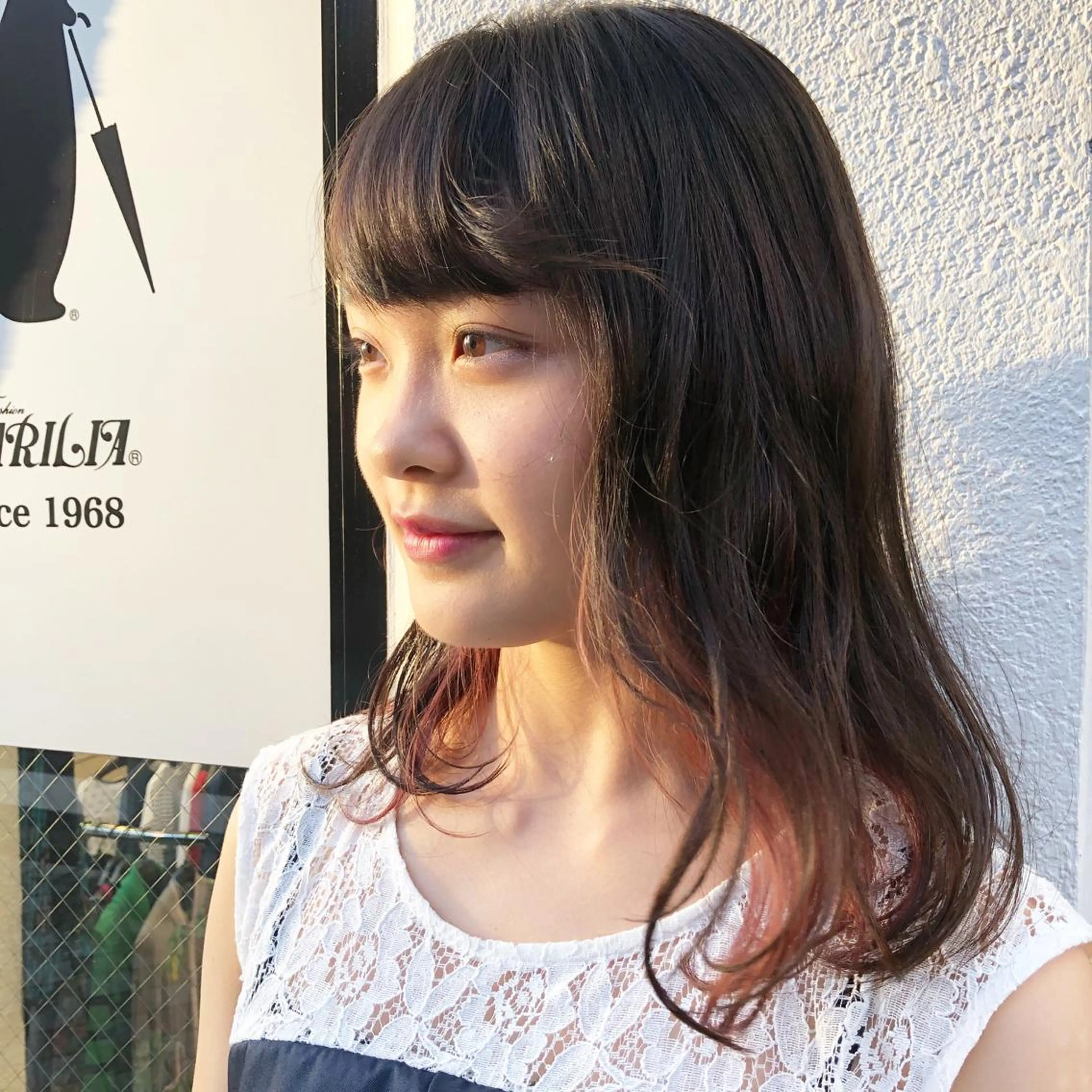 ミディアム カラー パーマ ヘアアレンジ 脱白髪染め特化GBG 自由が丘所属・【白髪ぼかし 専門GBG】自由が丘のヘアスタイル